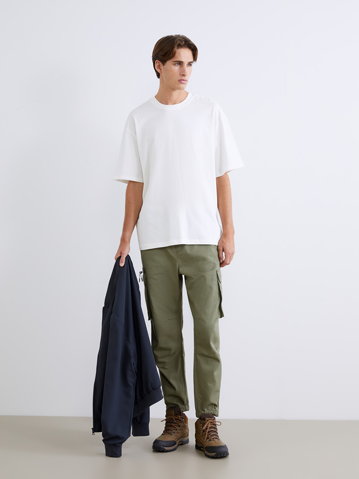 XSIDE تي شيرت أبيض رجال