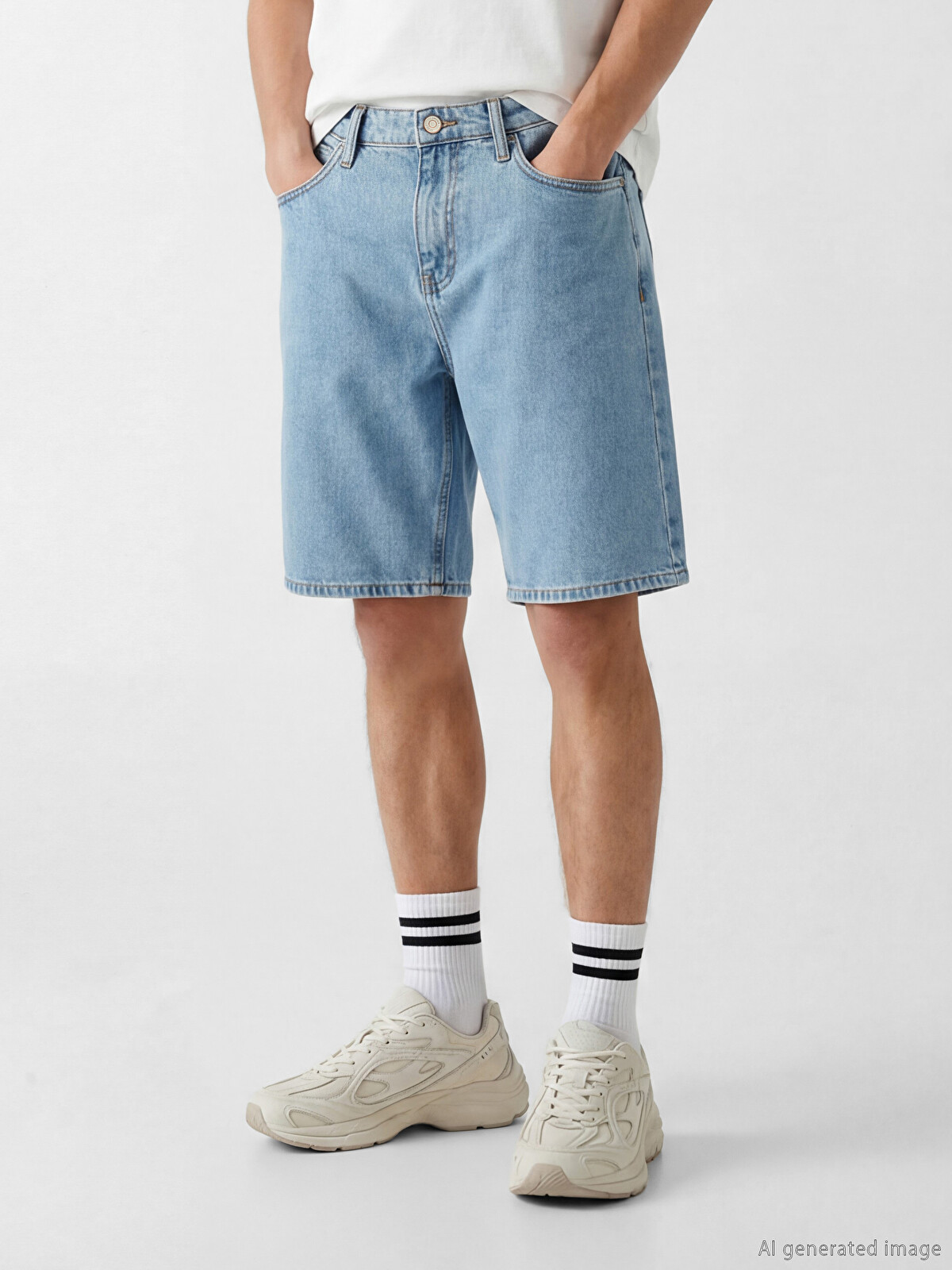 ☆shi-low☆ LCW Jeans Джинсовые шорты стандартного кроя для мужчин - S68165Z8