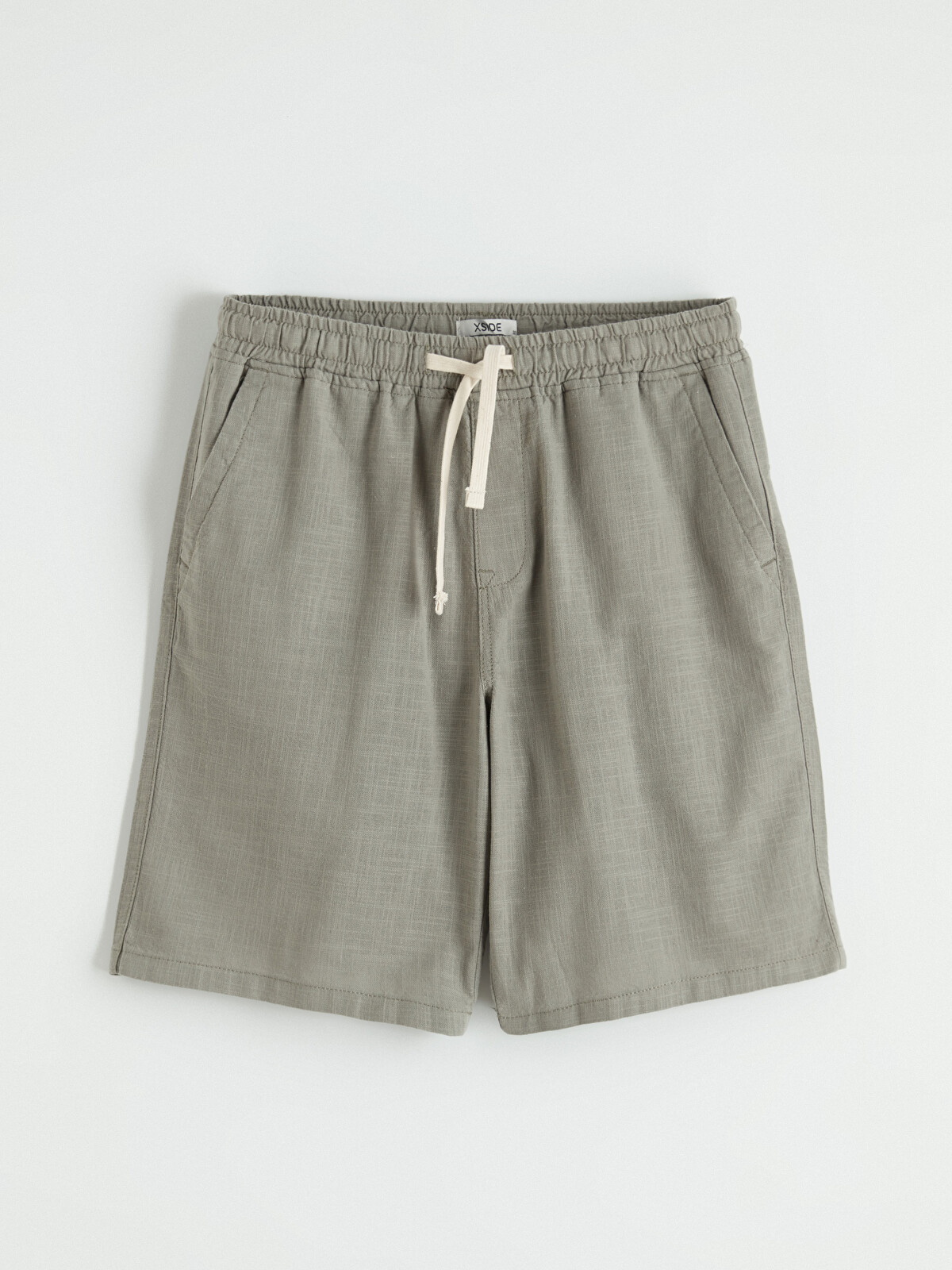 XSIDE Regular Fit Linen-look Men's Shorts - S68212Z8-Z3Q | LC Waikiki
