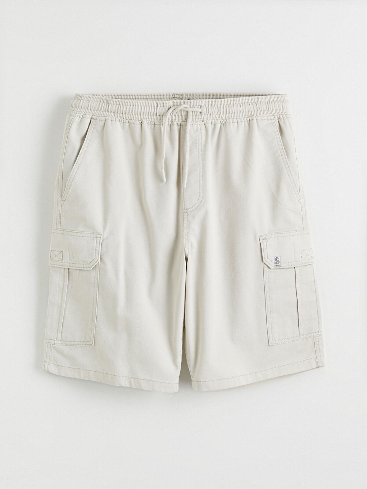 XSIDE Standart Kalıp Erkek Gabardin Kargo Şort - S68213Z8-R7Z | LC