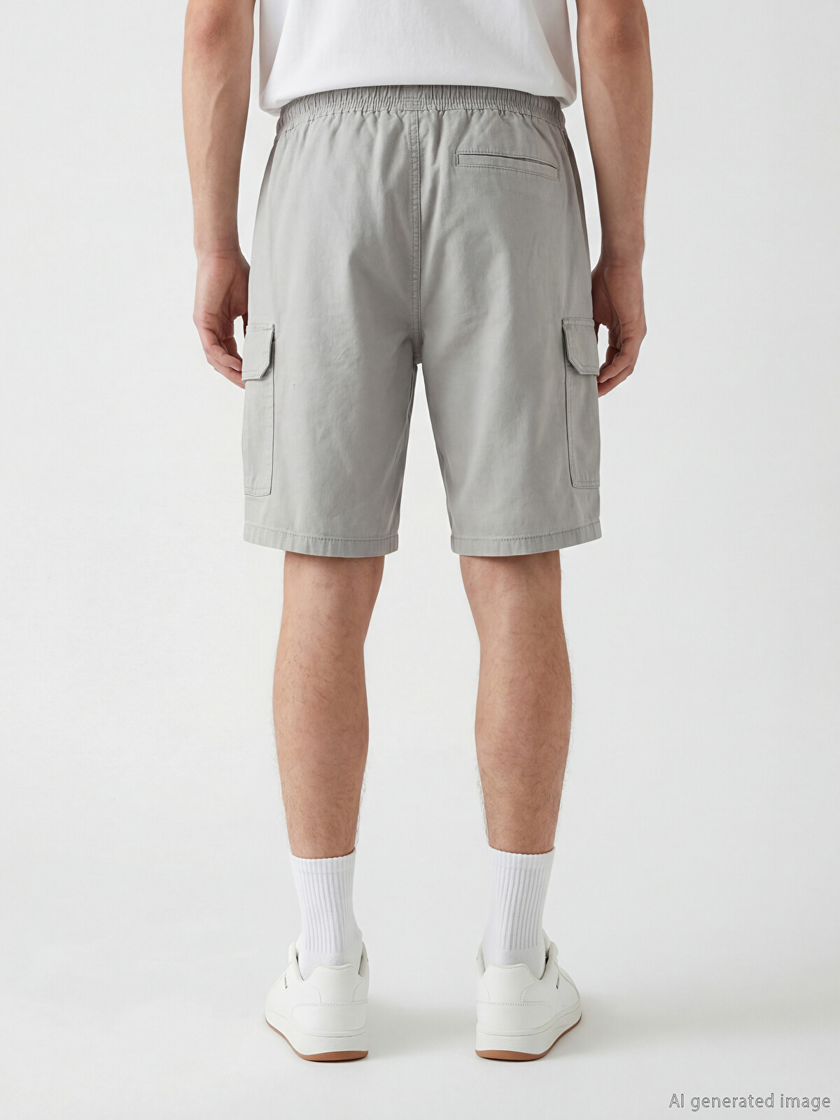 XSIDE Man Grey Cargo Shorts - S68213Z8-V1G | LC Waikiki