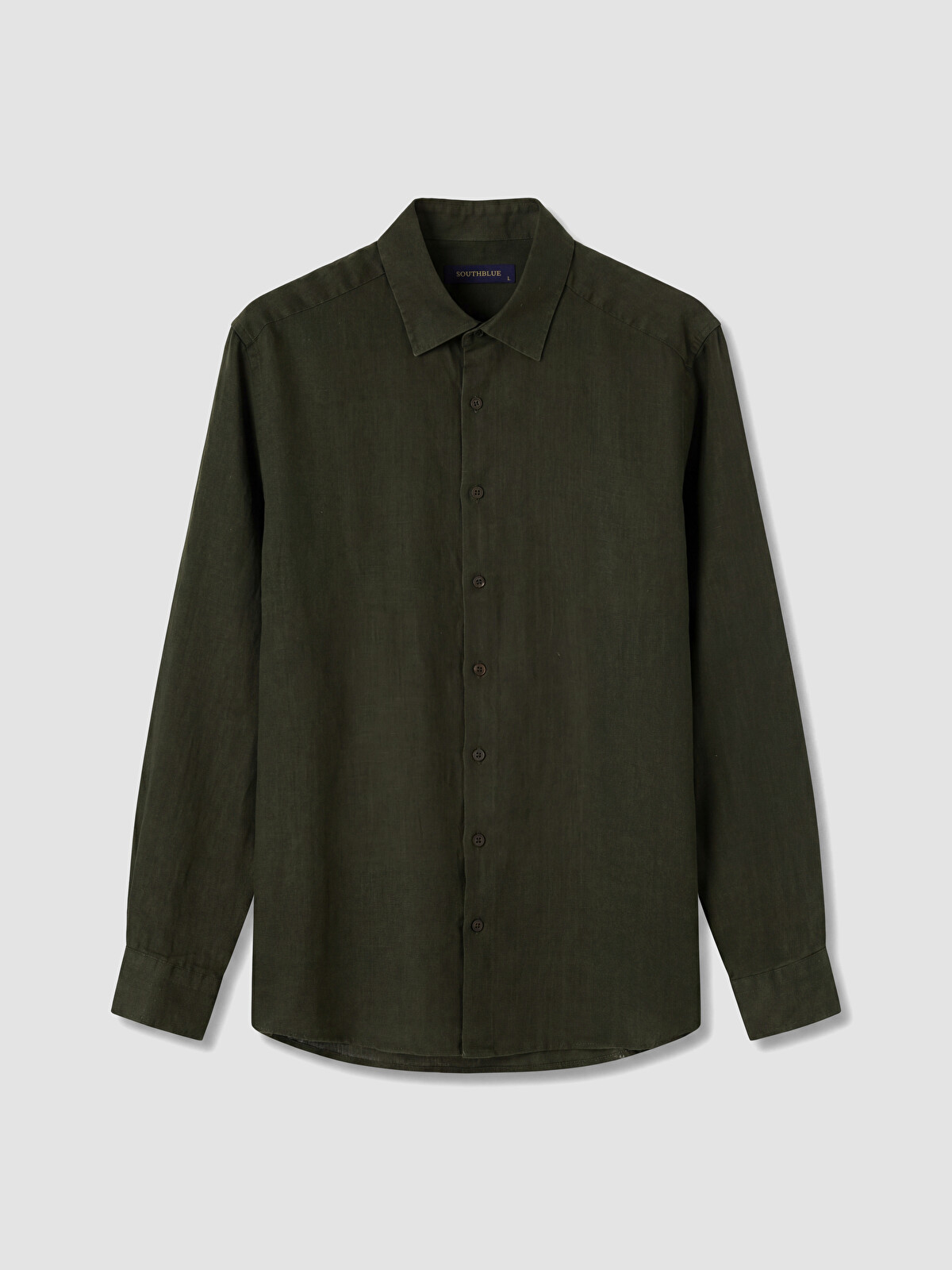 SOUTHBLUE Regular Fit %100 Keten Erkek Gömlek