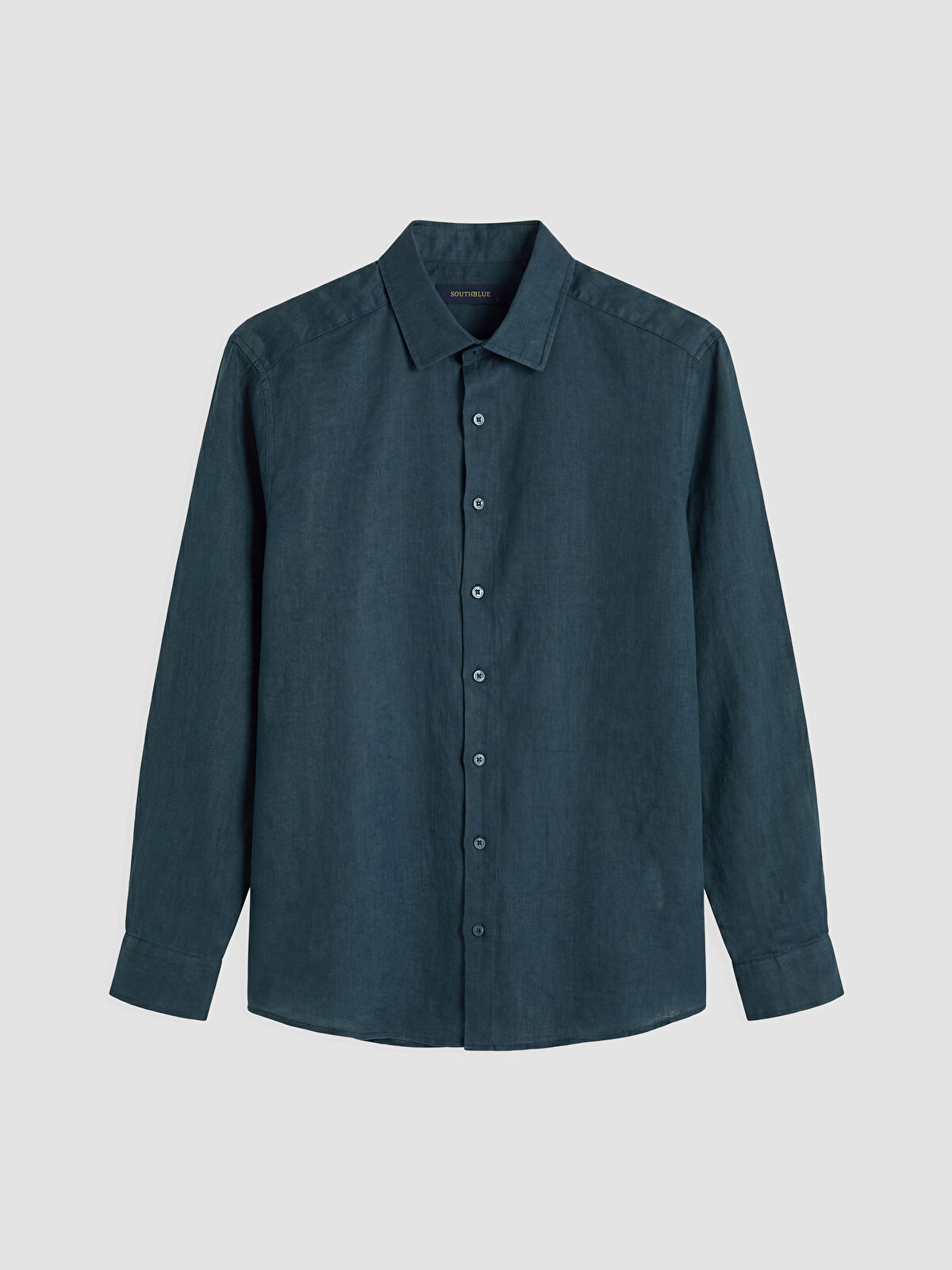 SOUTHBLUE Regular Fit %100 Keten Erkek Gömlek