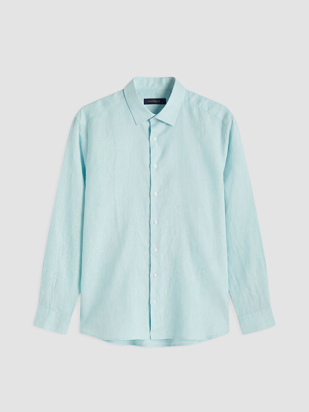 SOUTHBLUE Regular Fit %100 Keten Erkek Gömlek