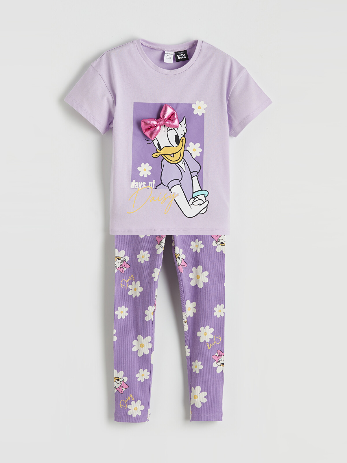ボトムス・スパッツ wunderlang 3-4y daisy LCW Kids Daisy Duck Baskılı Kız Çocuk Tişört ve Tayt - S68758Z1