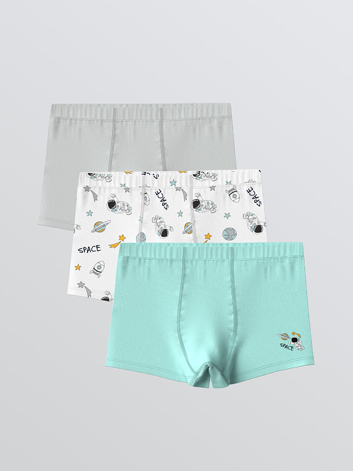 LCW Kids Baskılı Erkek Çocuk Boxer 3'lü