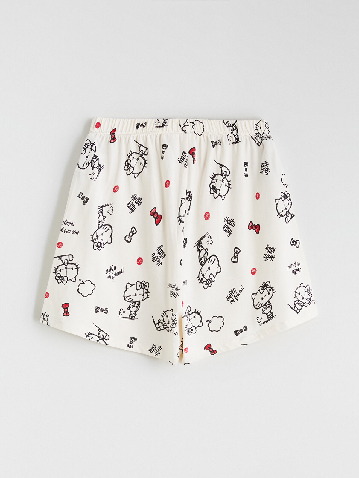 LCW Kids Hello Kitty Printed Girls' Shortie Pyjama Set - S69025Z4