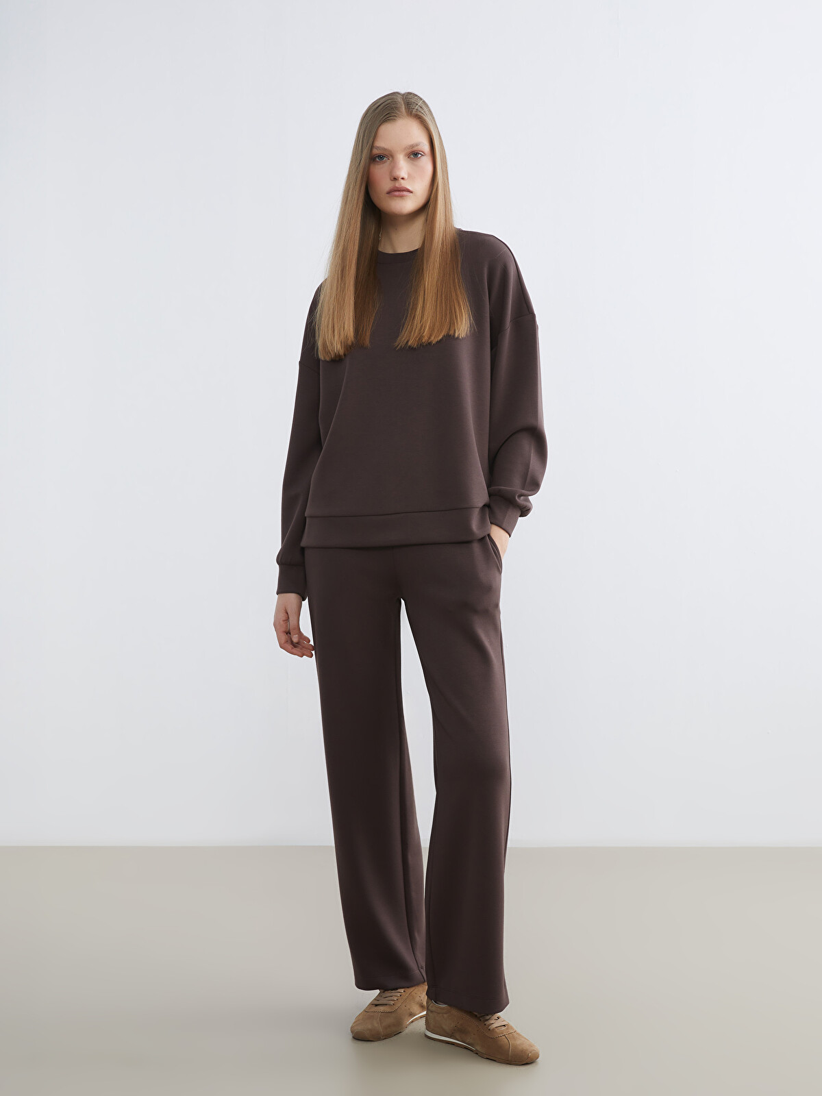 LCW Vision Wide-leg Soft Touch Women's Sweatpants - S69061Z8-HSK