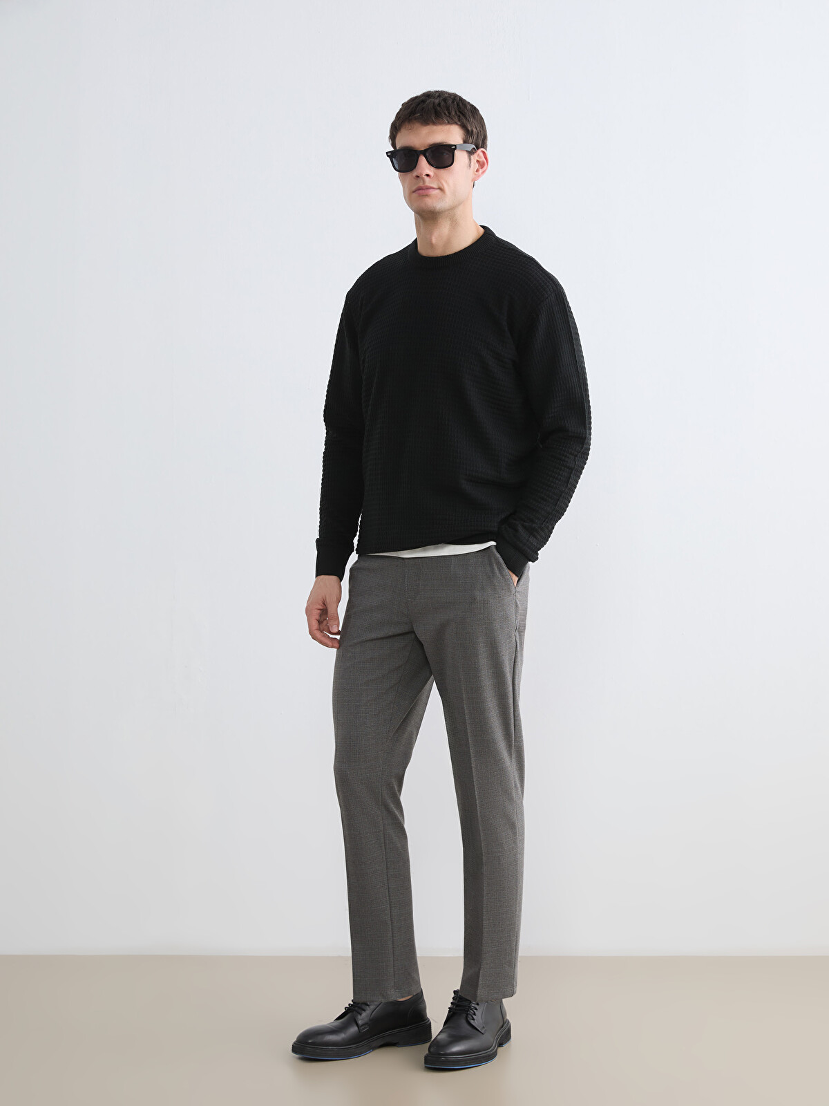 LCW Vision Crew Neck Men's Knitwear Sweater - S69134Z8-CVL | LC