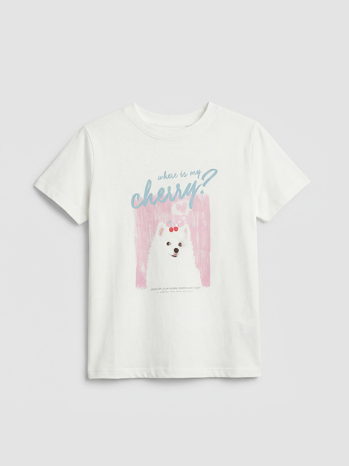 Eーgirls LCW Kids Crew Neck Printed Girls' T-shirt - S69295Z4-R9J | LC Waikiki