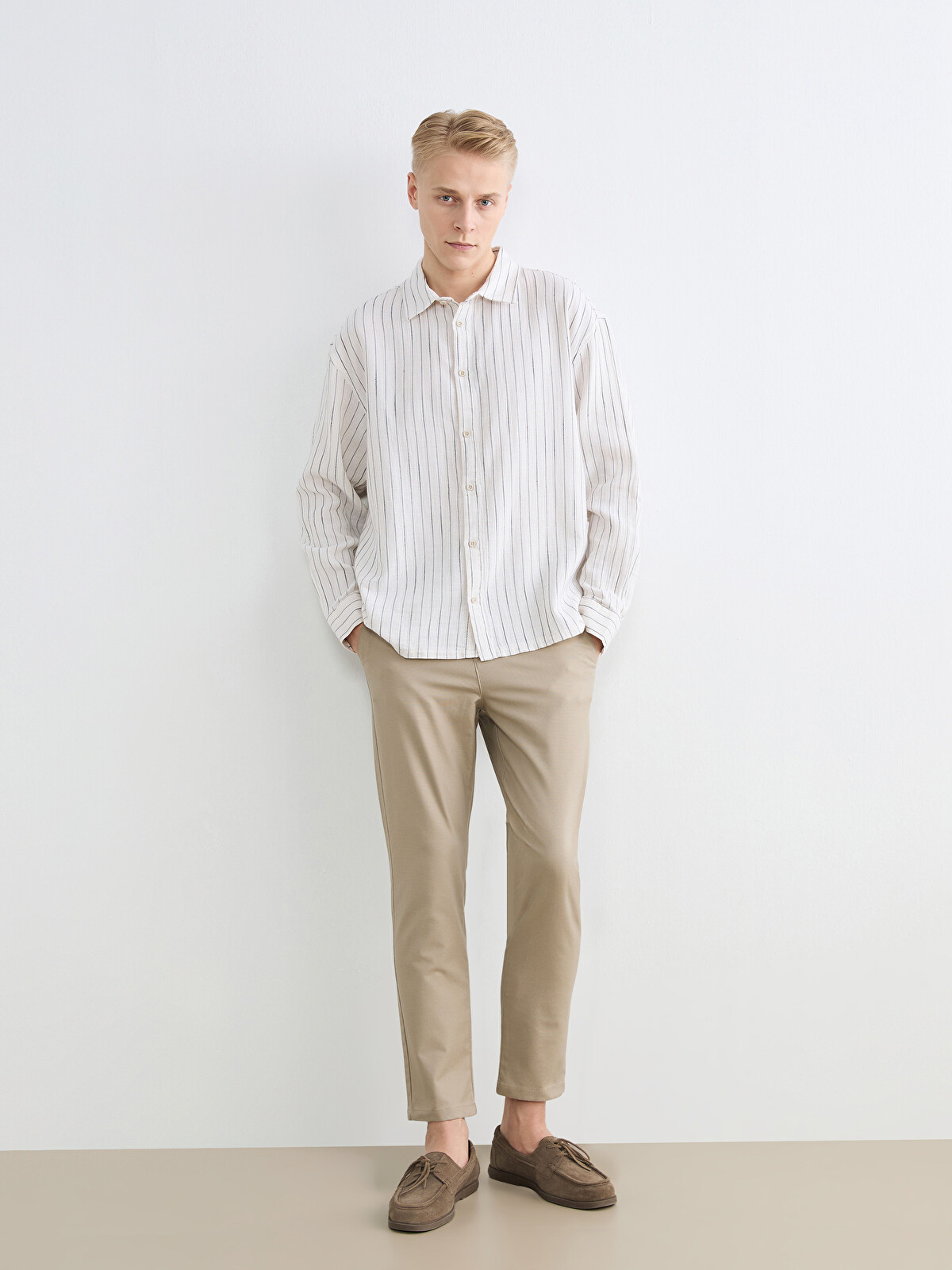 LCW Vision Pantaloni Bărbați Gabardină Croială Standard - S69459Z8