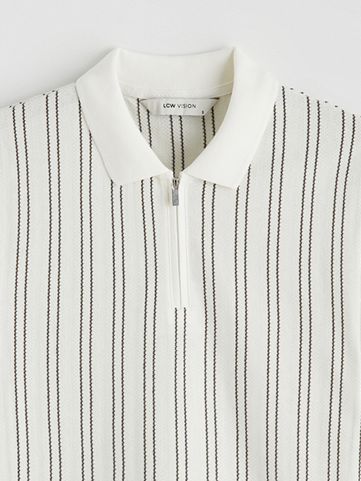 LCW Vision Striped Polo Shirt for Men - S69578Z8-LFT - LC Waikiki