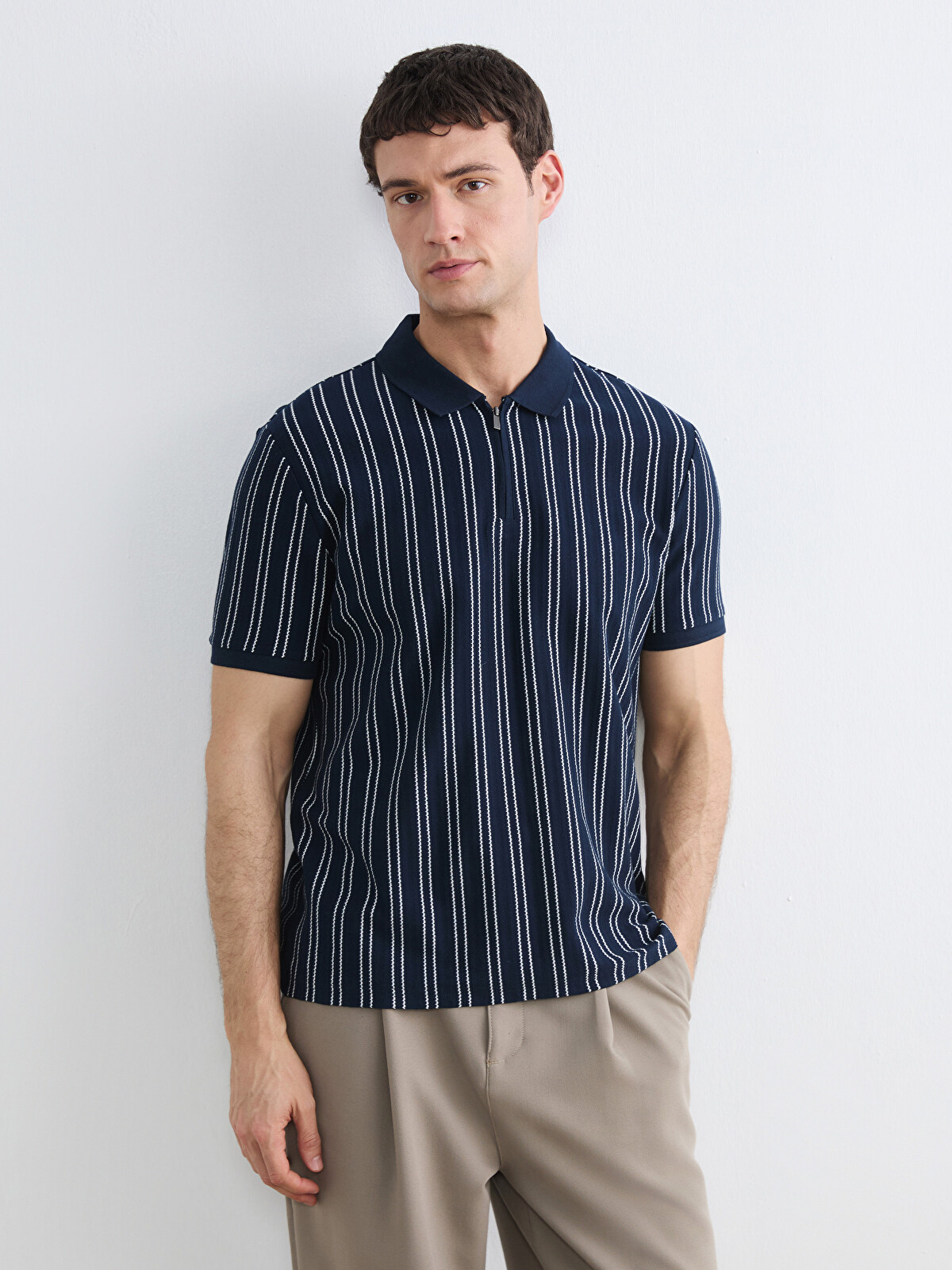 yel×BK⭐︎sn9ページ LCW Vision Striped Polo Shirt for Men - S69578Z8-RFH - LC Waikiki