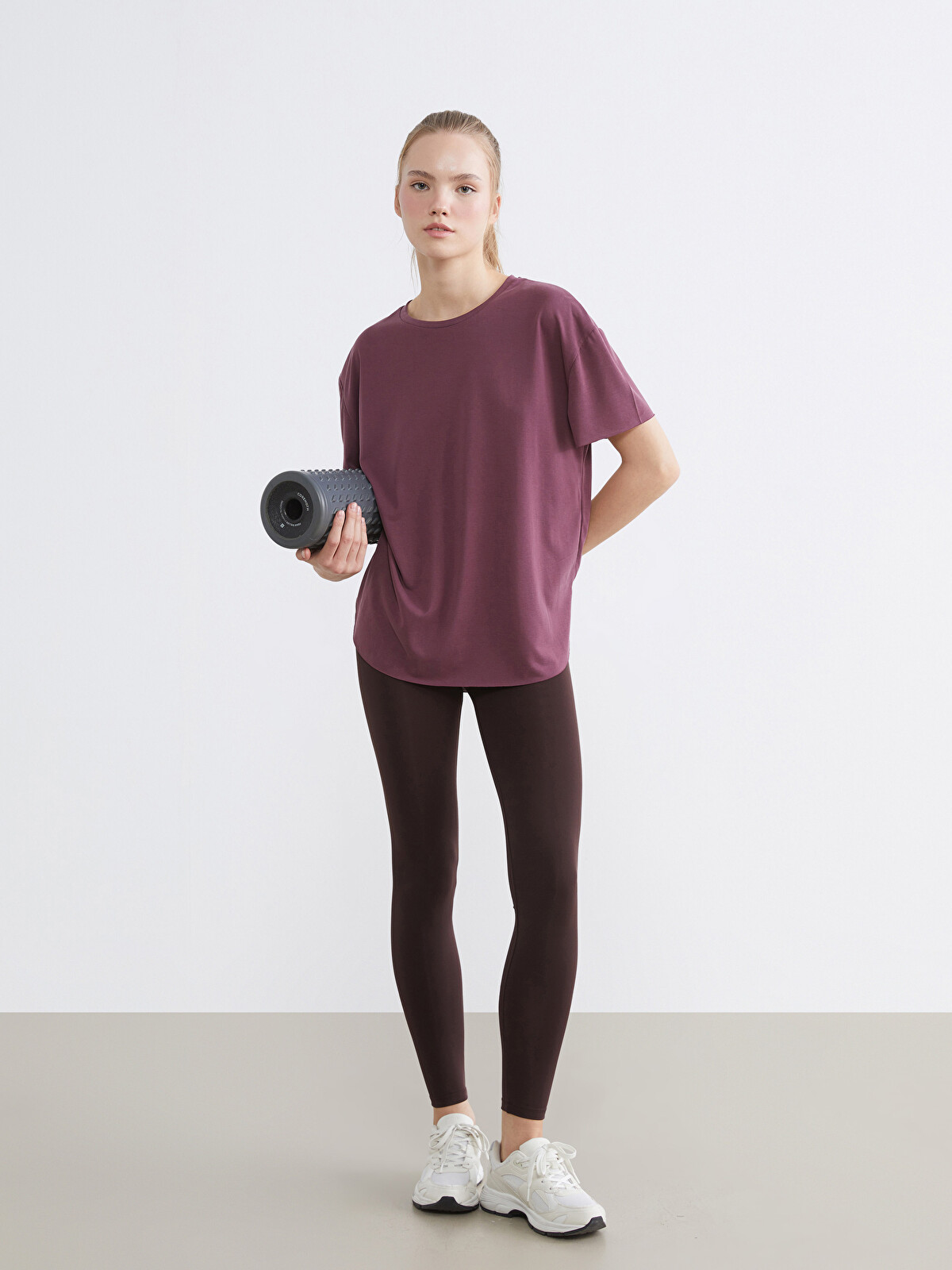 KOOR SPORT Women's Active Leggings With Elastic Waistband