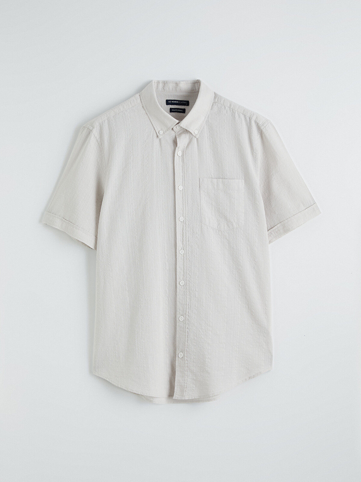 LCWAIKIKI Classic Cămașă Dobby Regular Fit pentru Bărbați