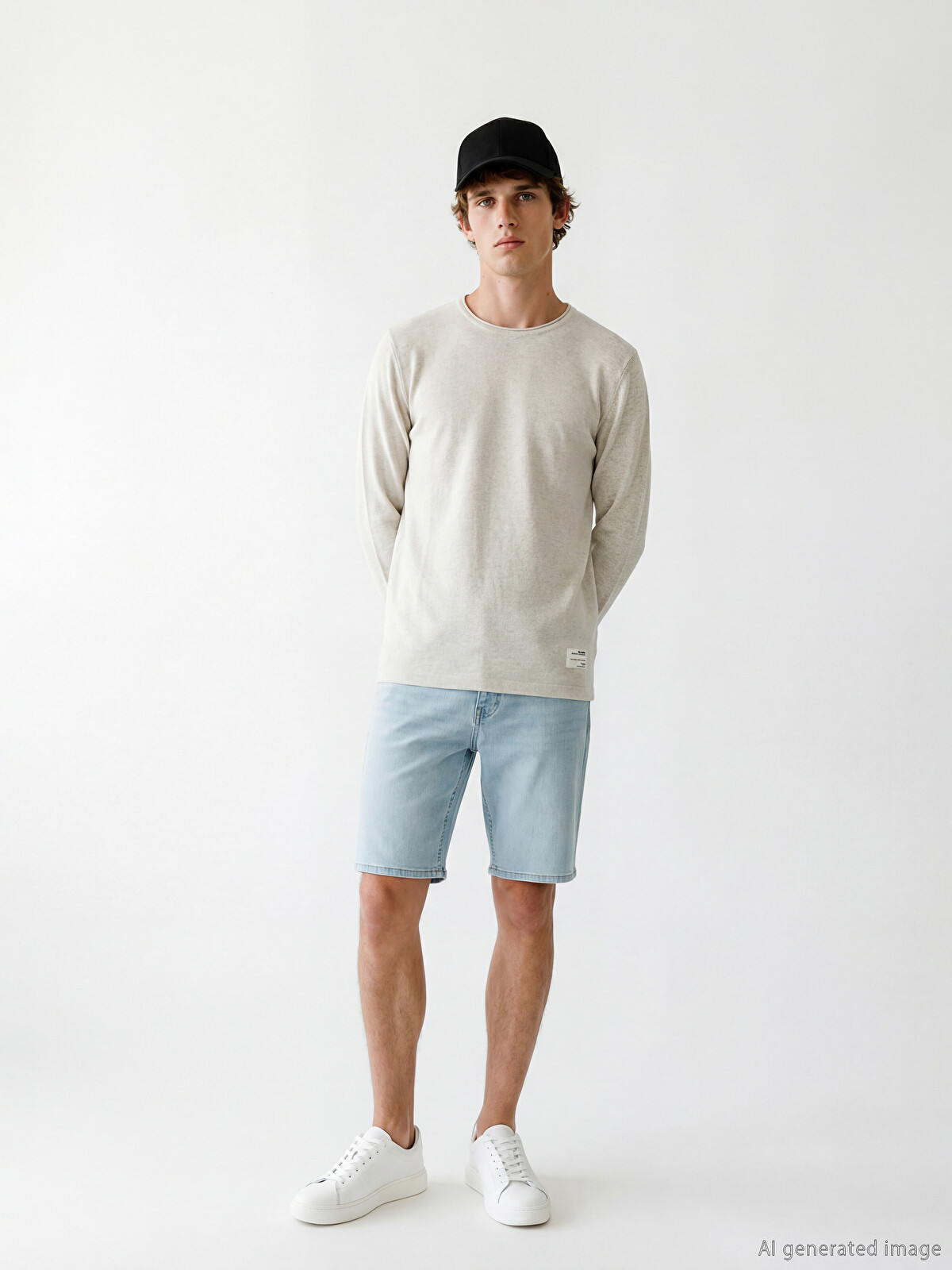 LCW Jeans Slim Fit Men's Denim Shorts - S6AK65Z8-311 | LC Waikiki