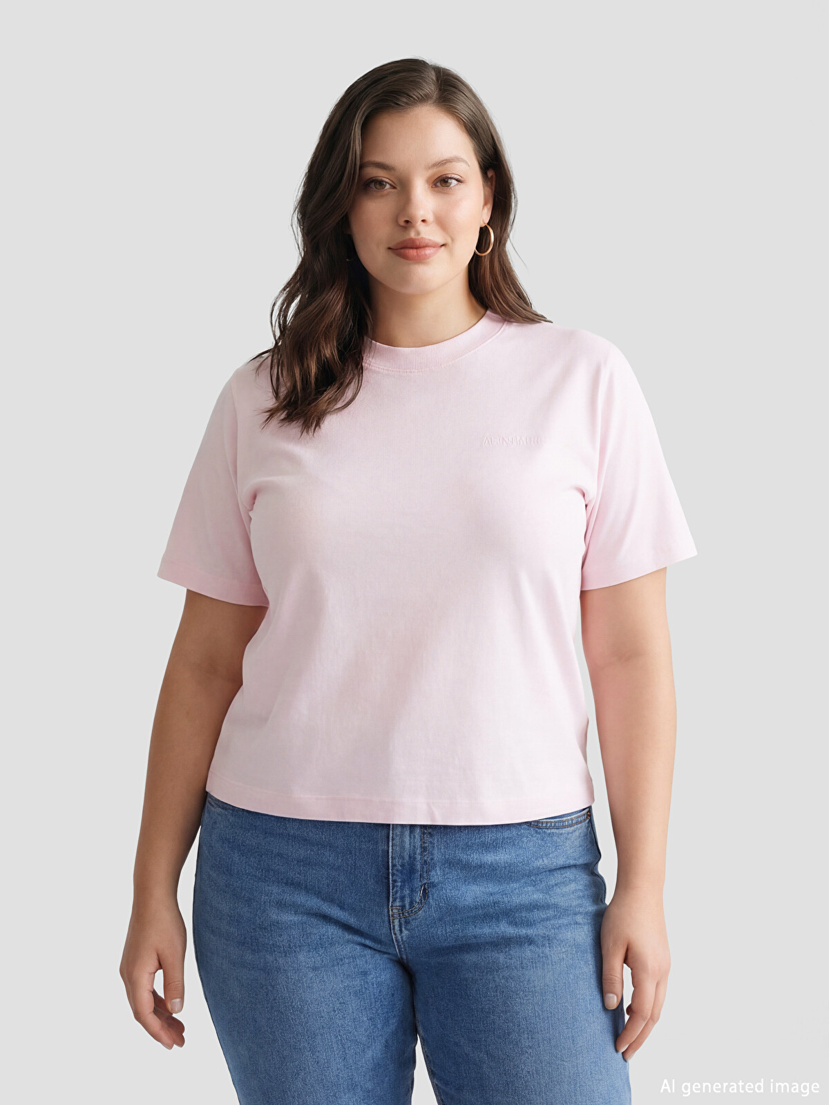 LCW Vision Crew Neck Women's T-shirt - S6AO63Z8-JH4 | LC Waikiki