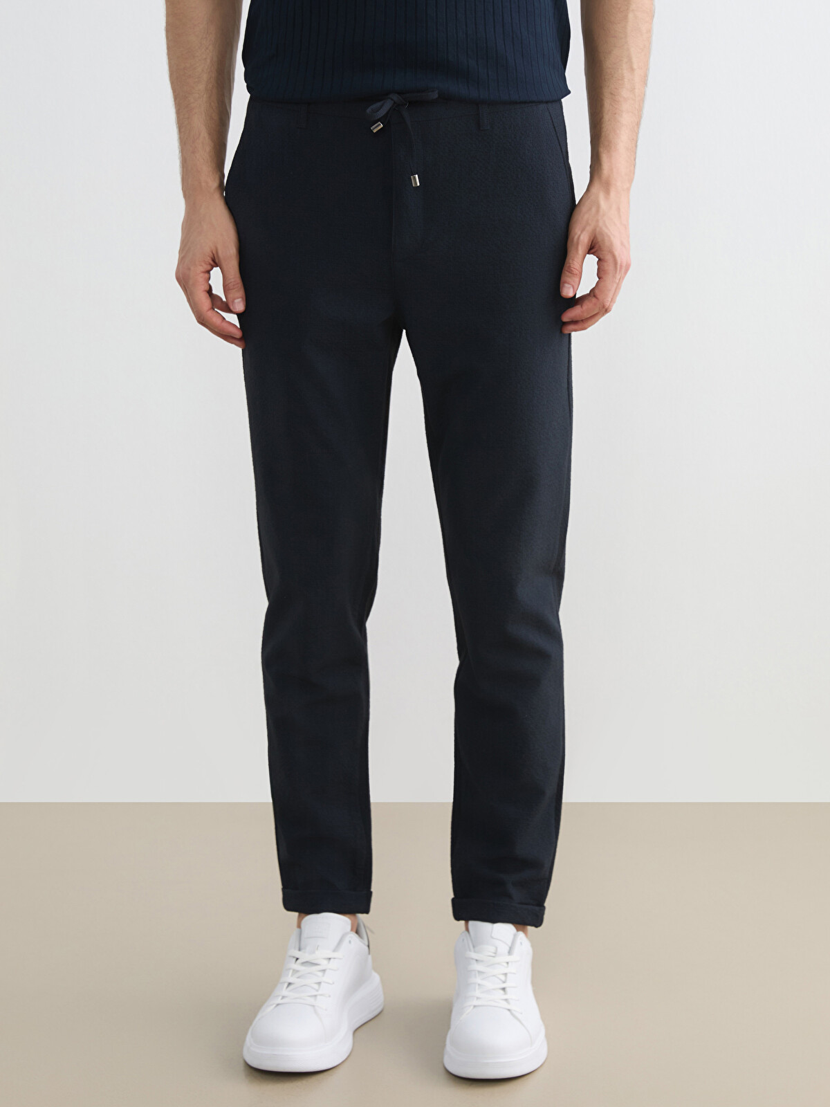 LCW Vision Lacivert Slim Fit Erkek Pantolon - S6AP46Z8-RFH | LCW