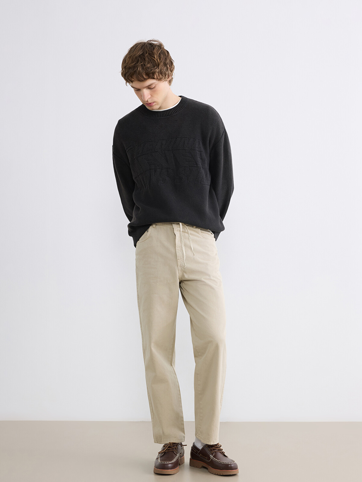 XSIDE Pantaloni Gabardină Croială Regular Bărbați - S6AS99Z8-D1N