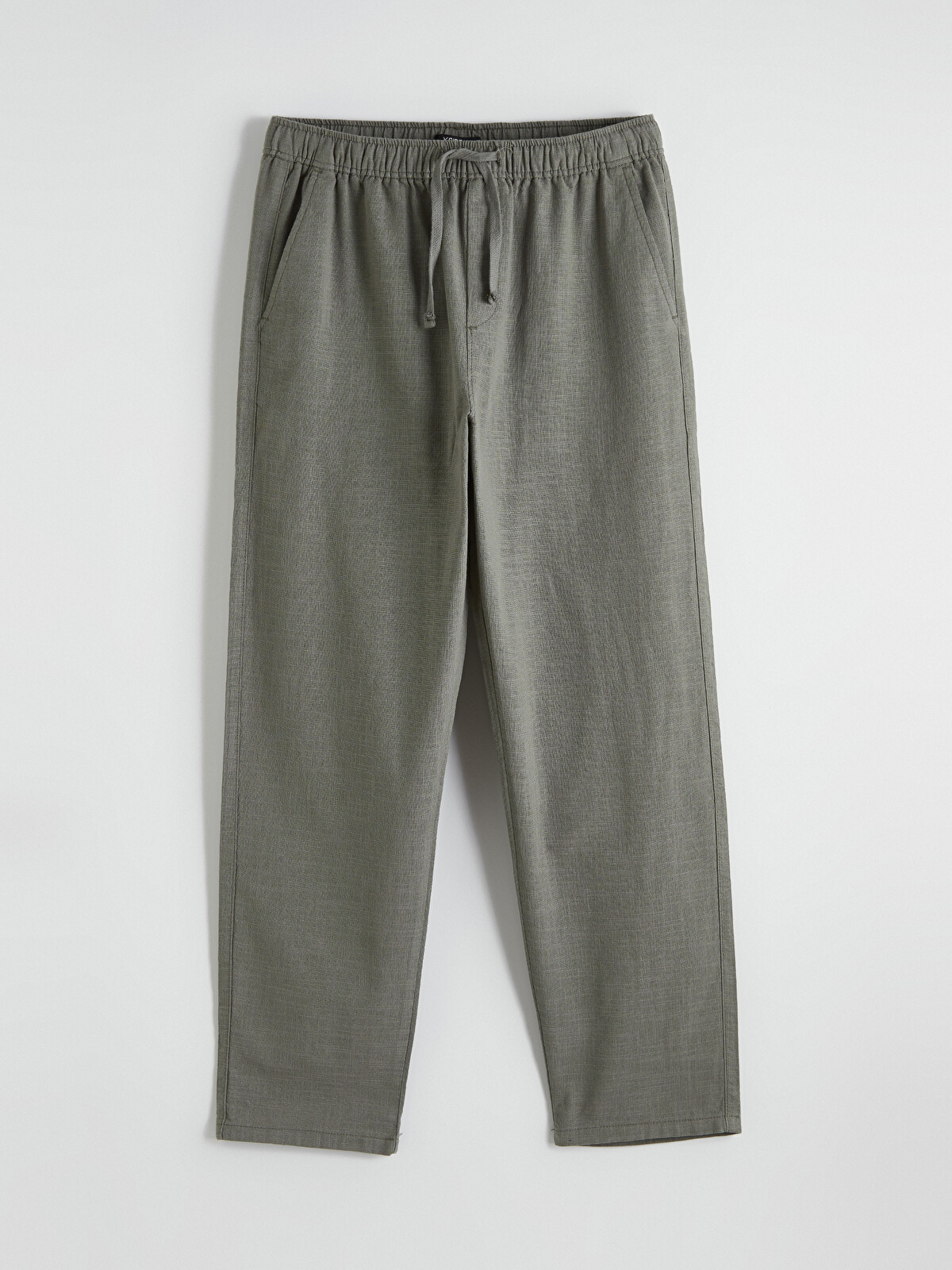 XSIDE Relaxed Fit Linen-Look Men's Trousers