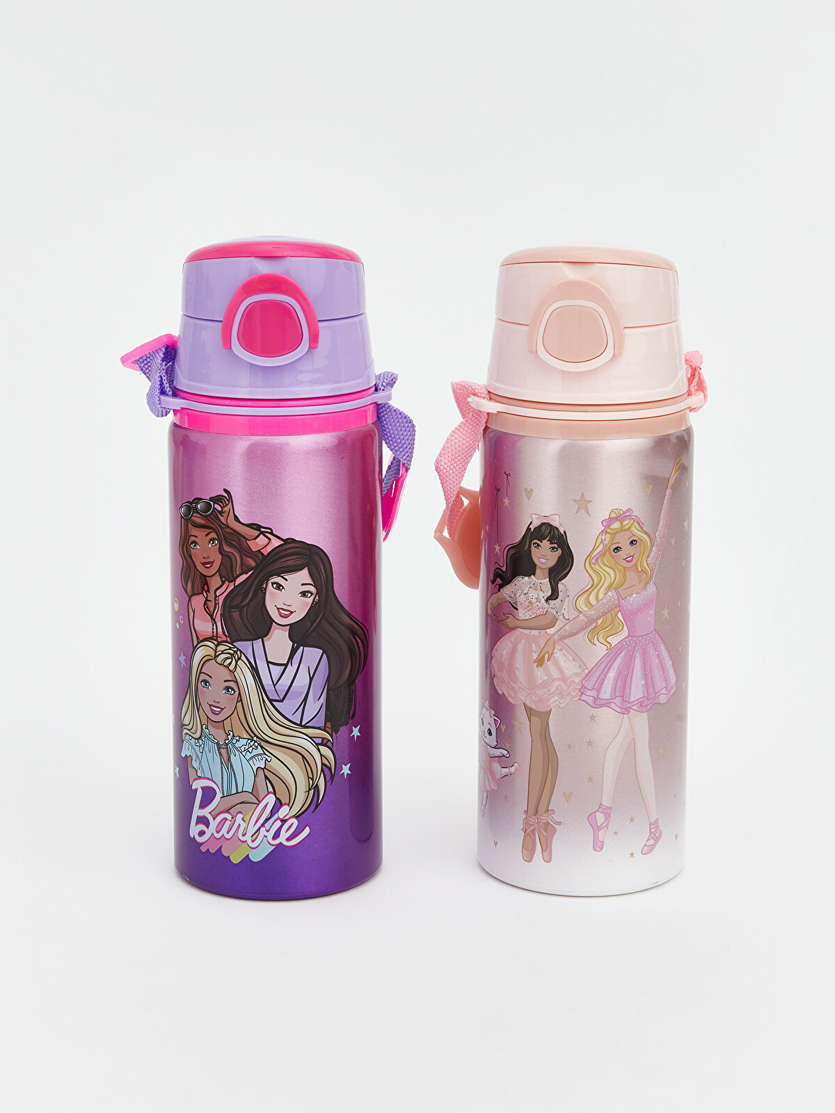 LCW JOY Barbie Printed Metal Water Bottle - S6BA10Z4-QBC | LC Waikiki