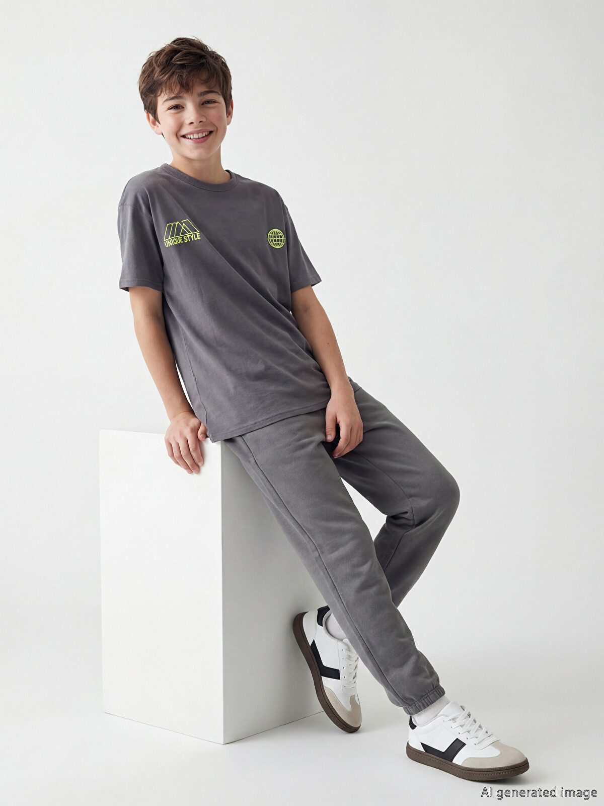 LCW Kids Elastic Waist Boys' Jogger Sweatpants - S6BC70Z4-R2H | LC