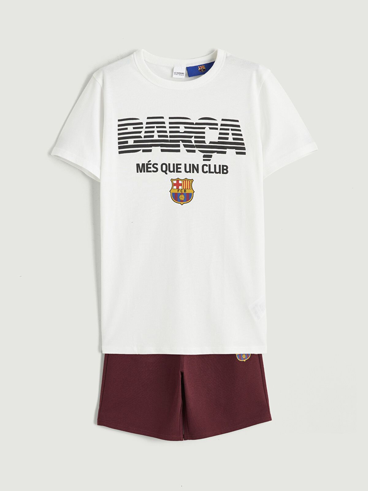 Barca VERぺんちゃん！ LCW Kids Футболка та шорти для хлопчиків із принтом FC Barcelona