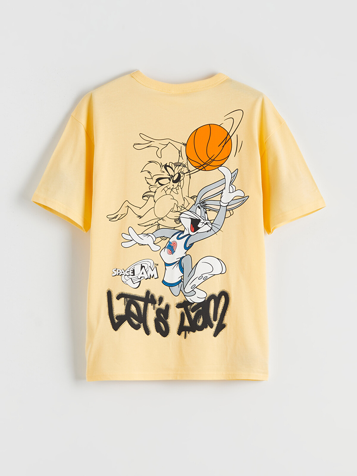 Robbyさん専用 LCW Kids Sarı Bisiklet Yaka Bugs Bunny Baskılı Erkek Çocuk Tişört