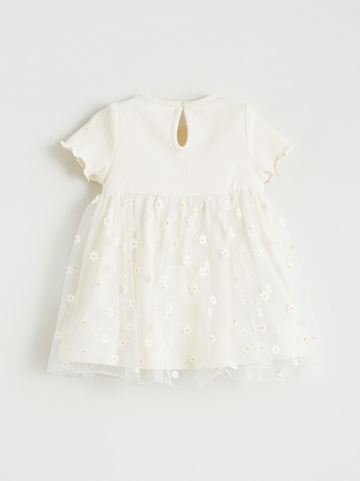 LCW baby Baby Girl's Floral Tulle Dress - S6BQ87Z1-FDL | LC Waikiki