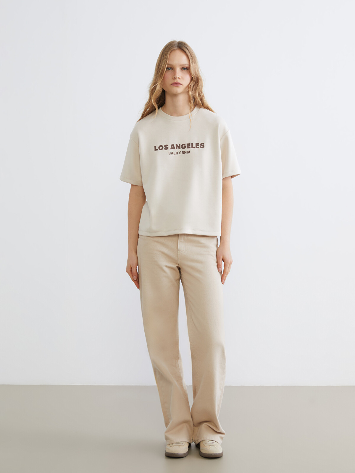XSIDE Los Angeles Print Soft Touch Women's T-Shirt - S6BS03Z8-F0B