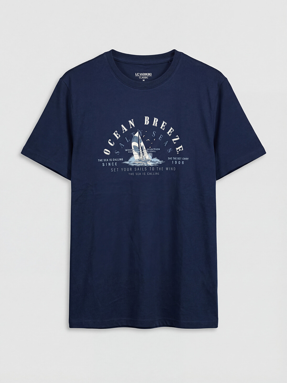 LCWAIKIKI Classic Crew Neck Printed Men's T-Shirt - S6BS76Z8-DWP