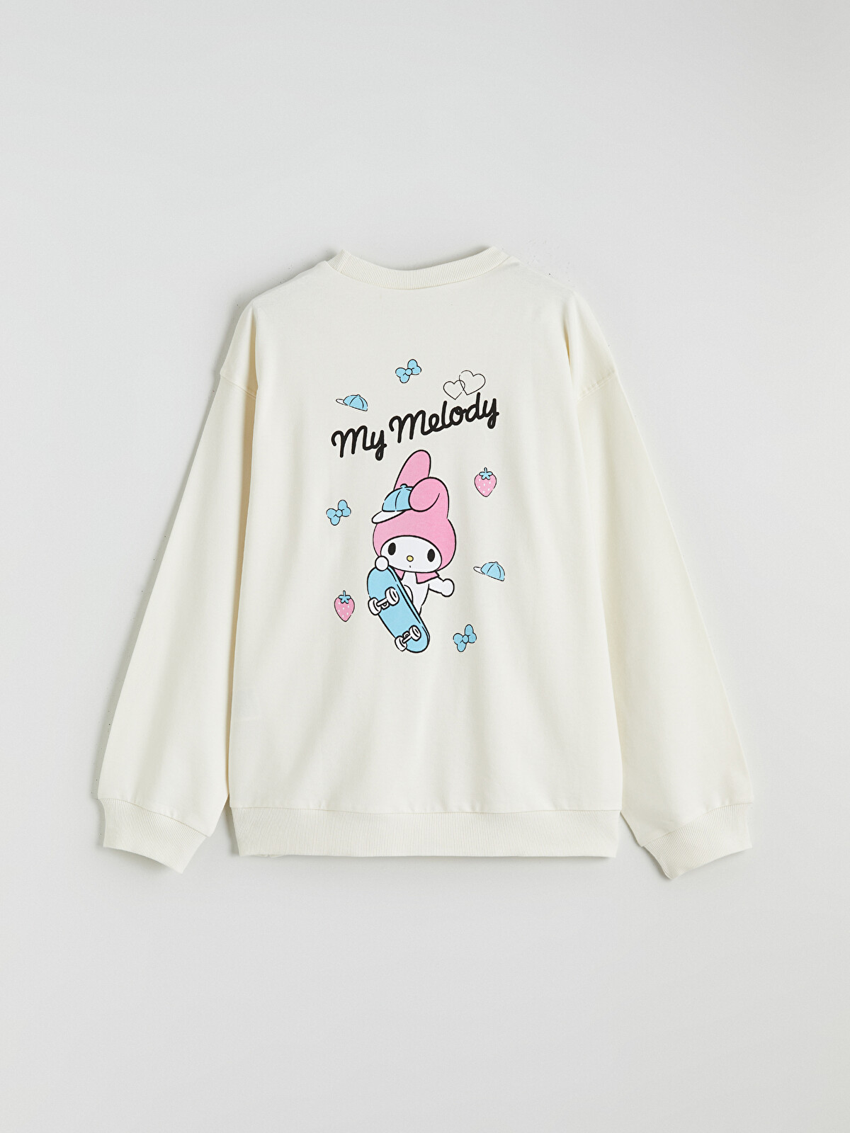 LCW Kids Crew Neck My Melody Printed Girls' Sweatshirt - S6BT32Z4