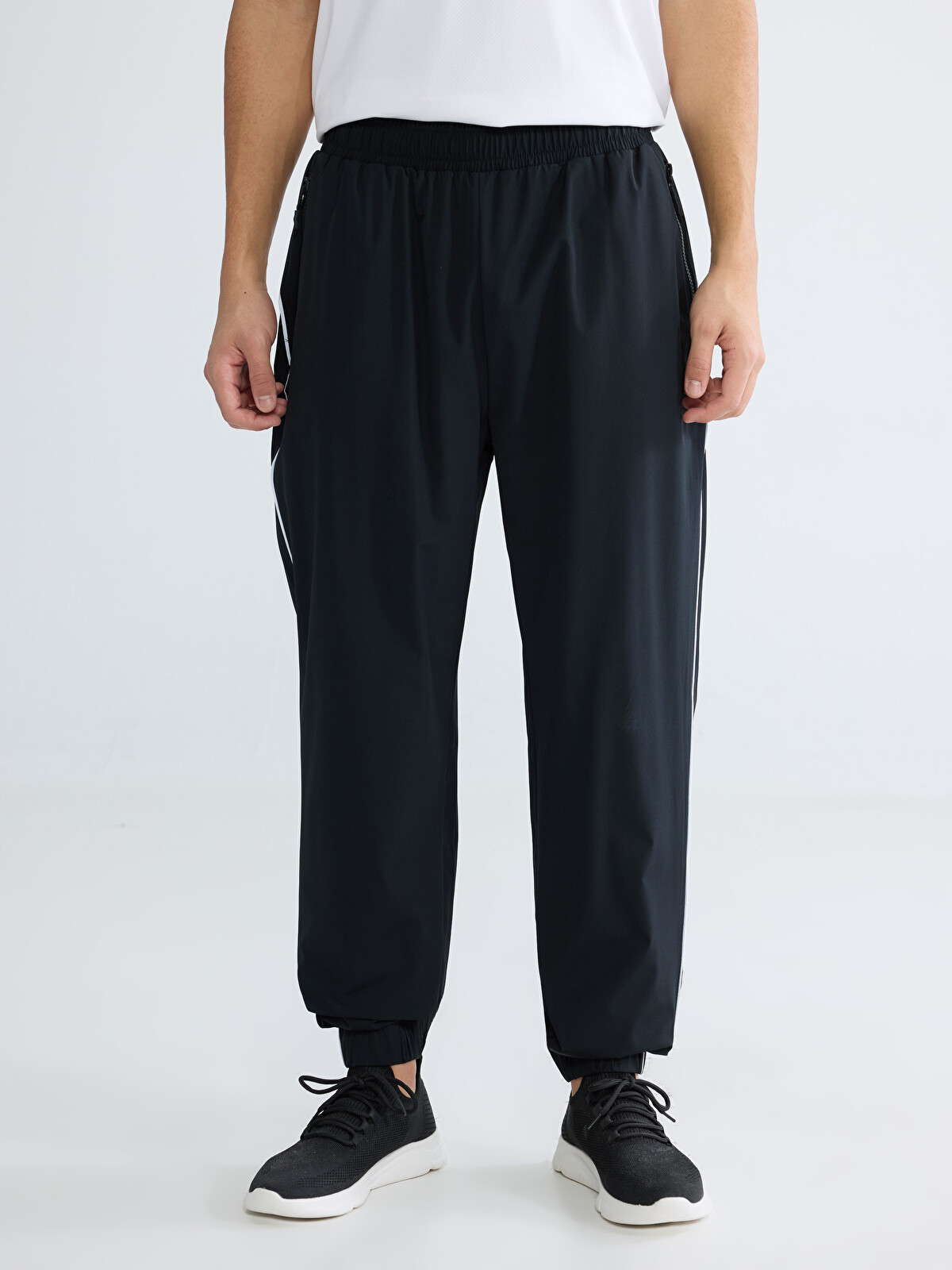 XSIDE ACTIVE Loose Fit Striped Men's Jogger Sweatpants - S6CD50Z8