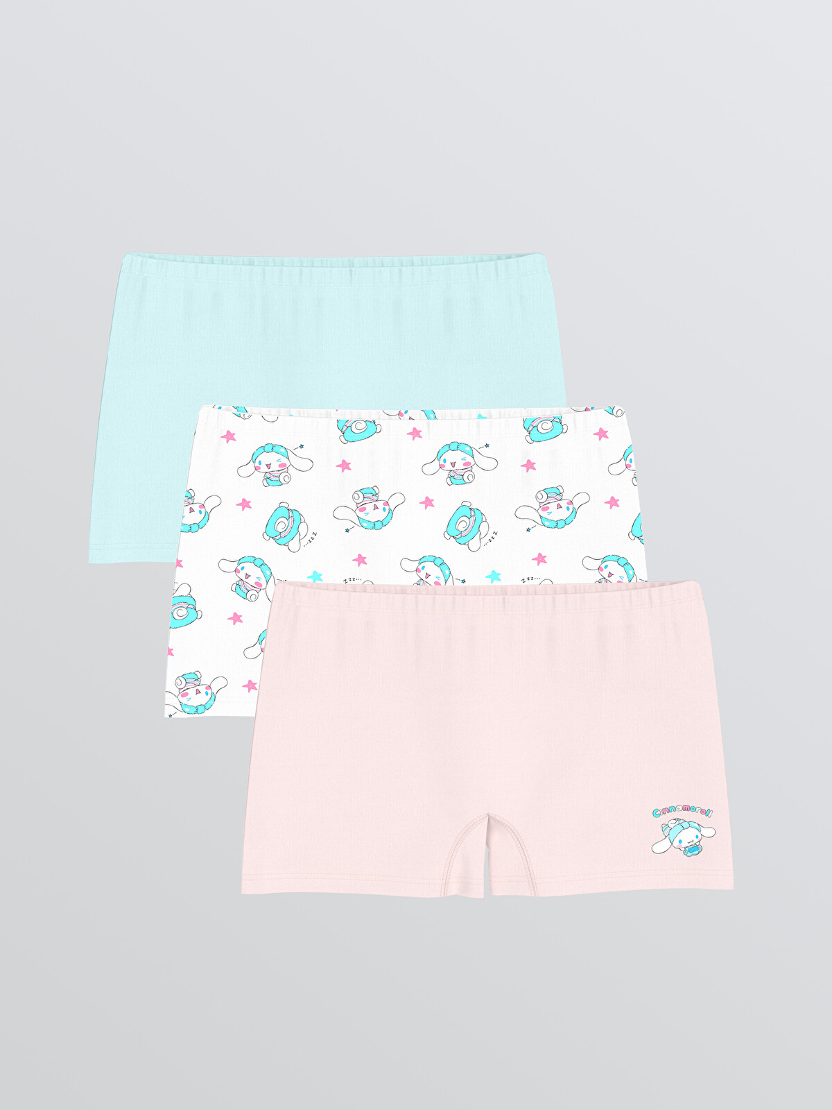 LCW Kids Beyaz Cinnamoroll Baskılı Kız Çocuk Boxer 3'lü - S6CJ94Z4