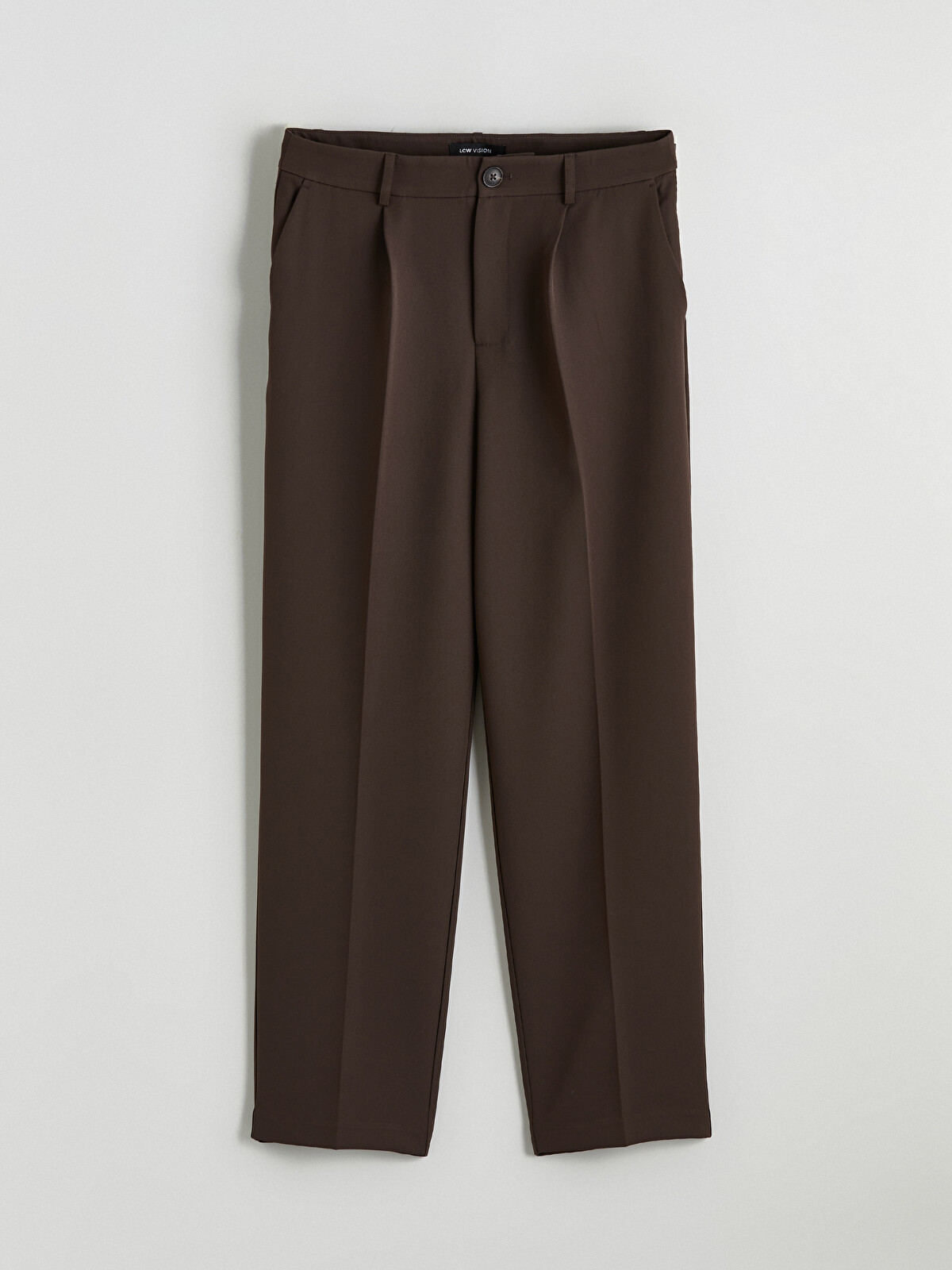 LCW Vision Wide Leg Pleated Women's Fabric Trousers - S6CL94Z8-ZQP