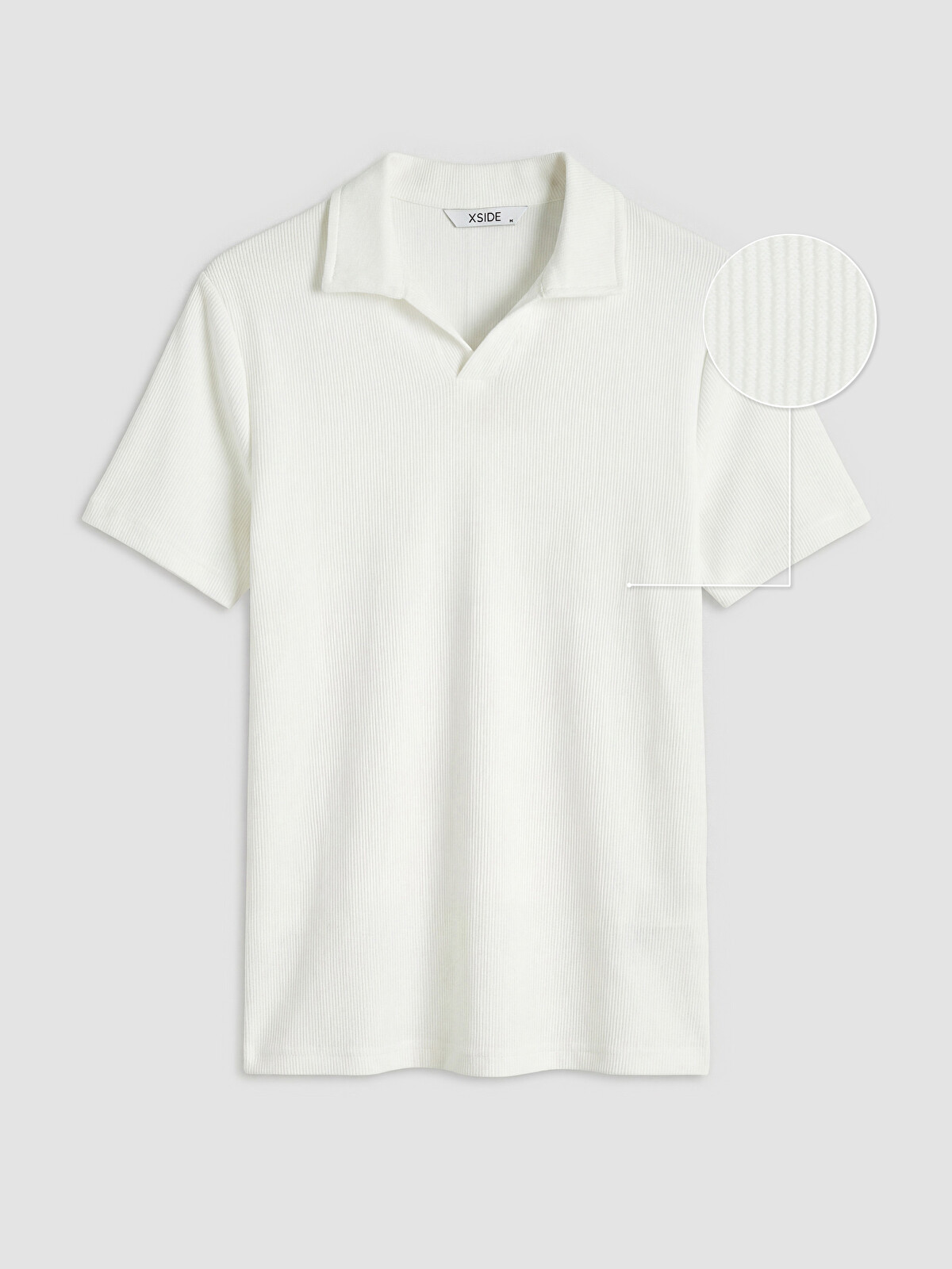 XSIDE Polo Collar Men's T-Shirt - S6CM10Z8-R9J | LC Waikiki