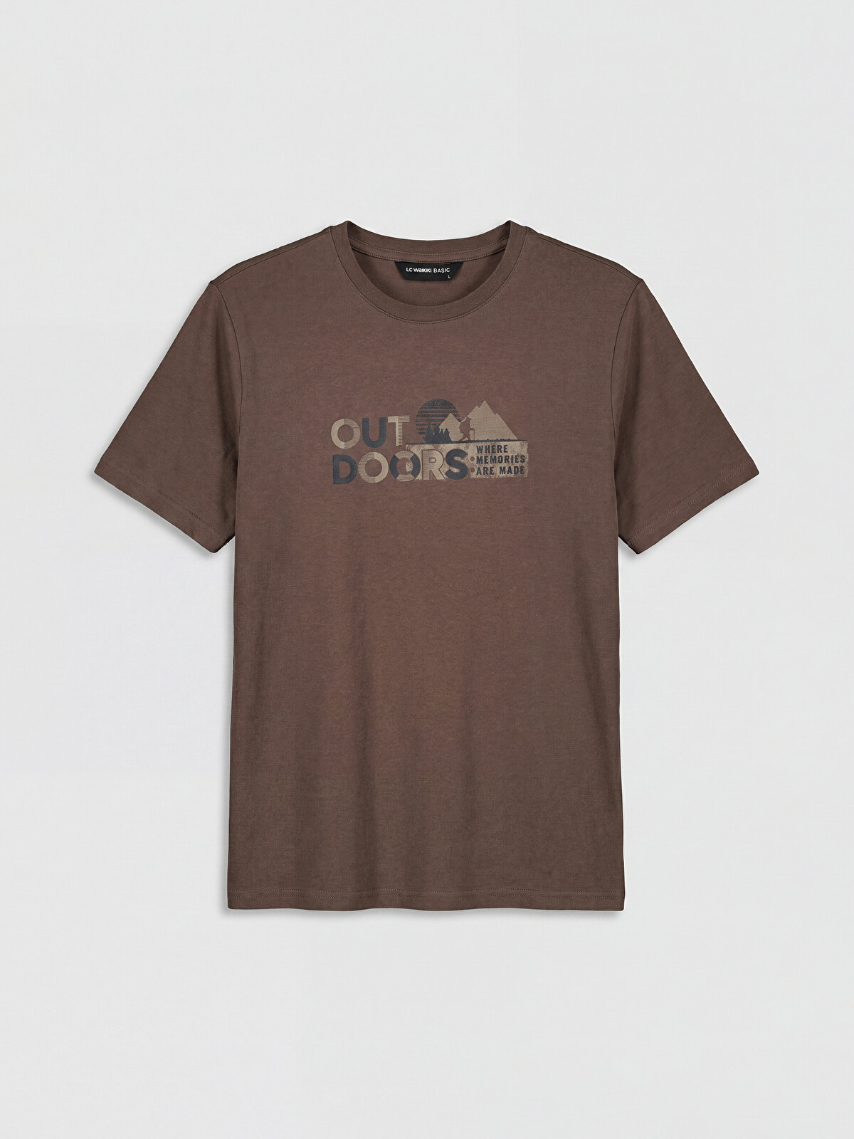 mi画像サンプル LCWAIKIKI Classic Crew Neck Printed Men's T-Shirt - S6CO82Z8-954