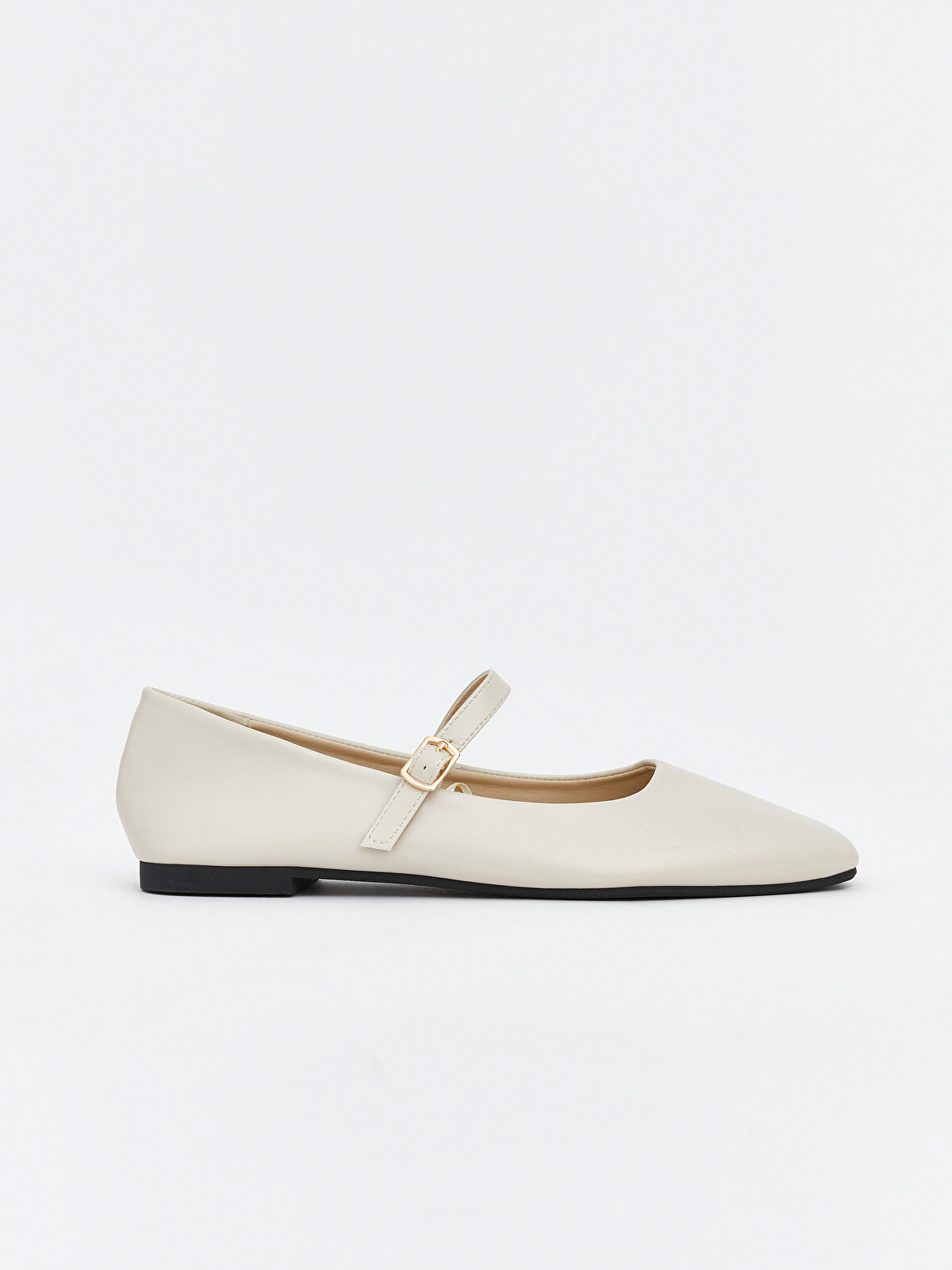 LCW STEPS Square Toe Faux Leather Women's Ballet Flats - S6CQ20Z8