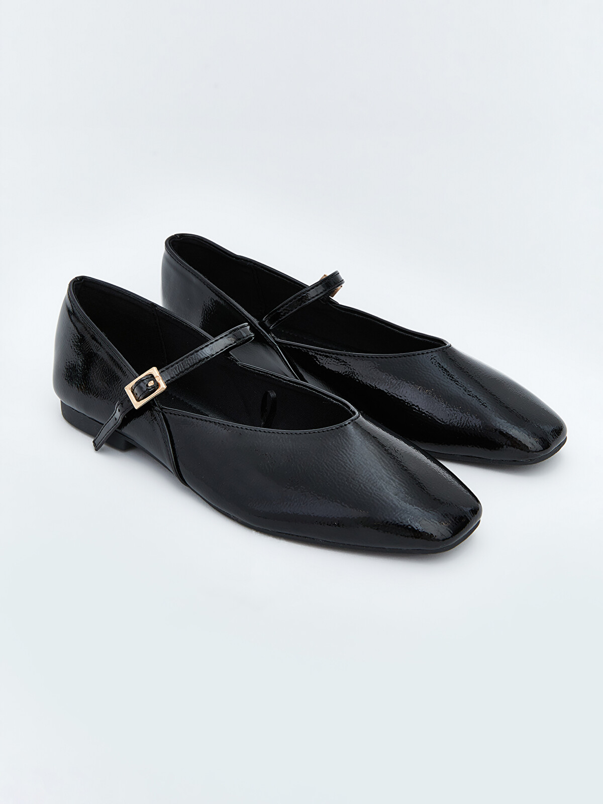 LCW STEPS Women's Leather-look Ballet Flats - S6CQ23Z8-HUC | LC