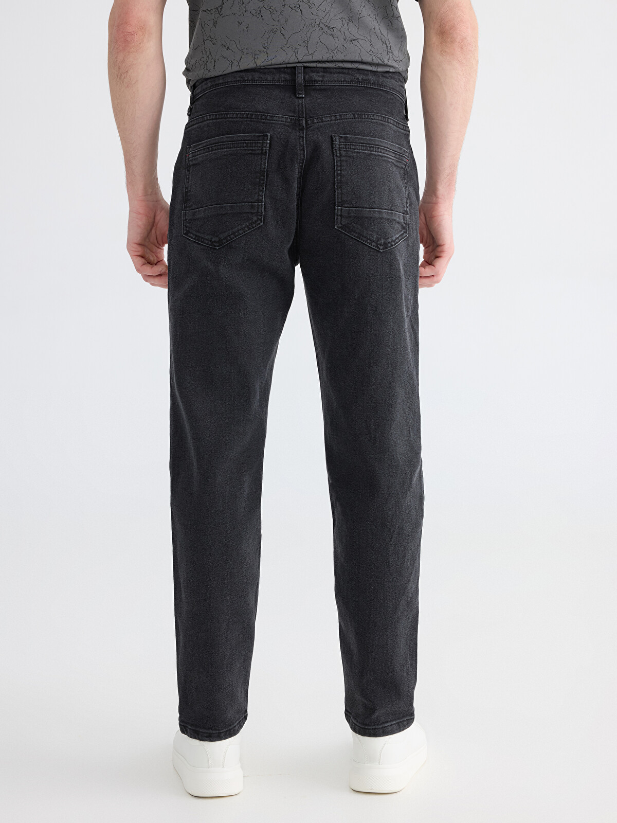 LCW Jeans Siyah 710 Loose Fit Erkek Jean Pantolon - S6CU82Z8-326 | LCW