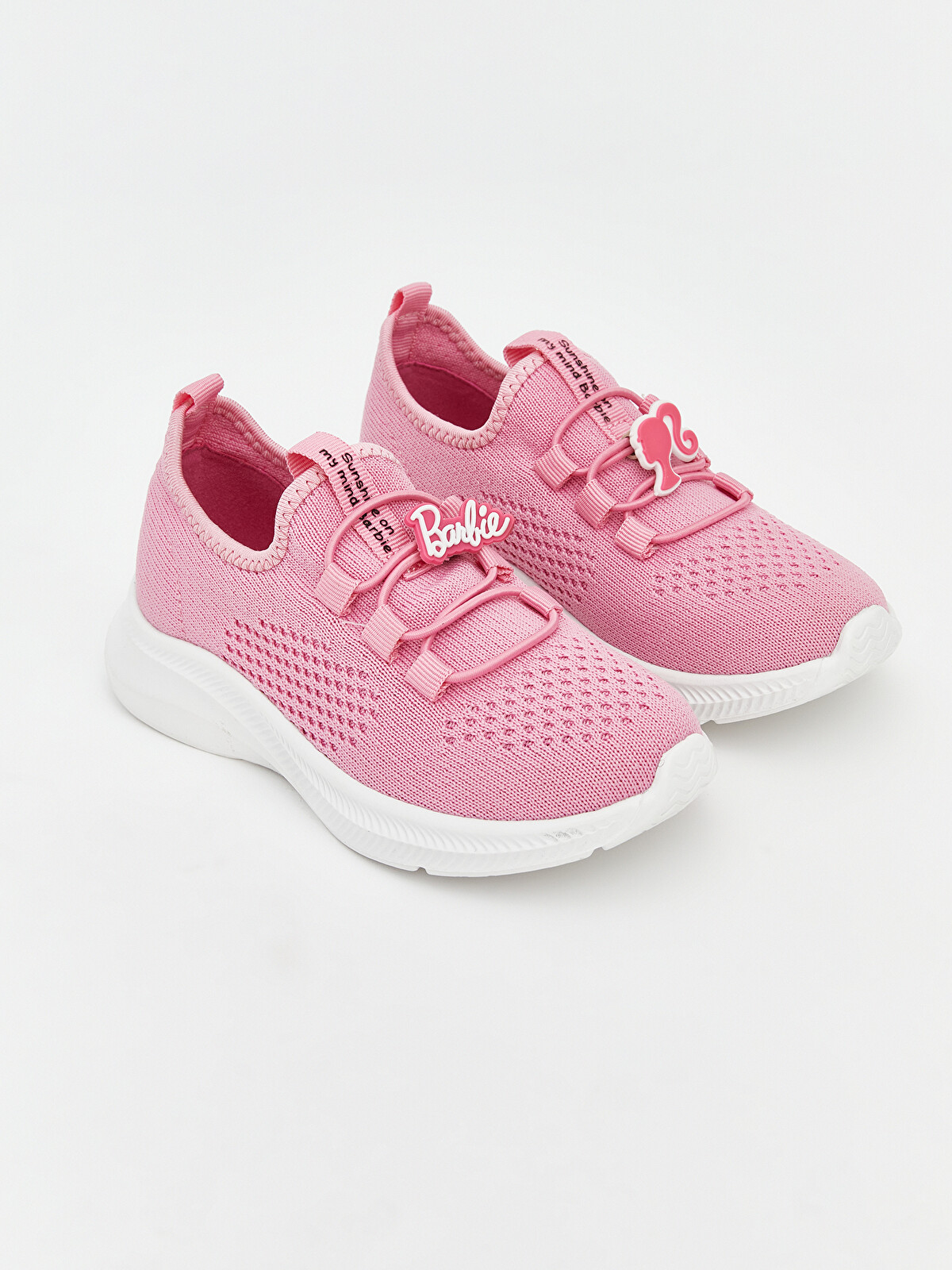 LCW STEPS Barbie Baskılı File Detaylı Kız Çocuk Spor Ayakkabı