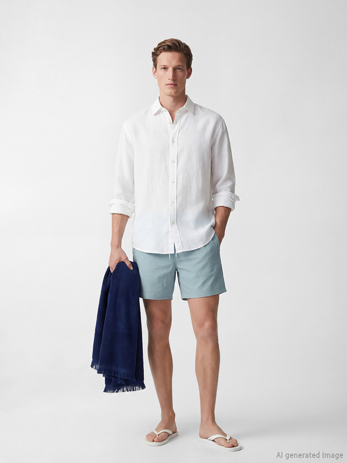 LCW SWIMWEAR Kısa Boy Erkek Deniz Şortu