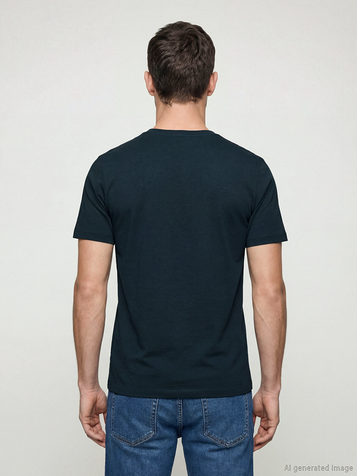 LCWAIKIKI Classic Crew Neck Printed Men's T-shirt - S6DE56Z8-DWP