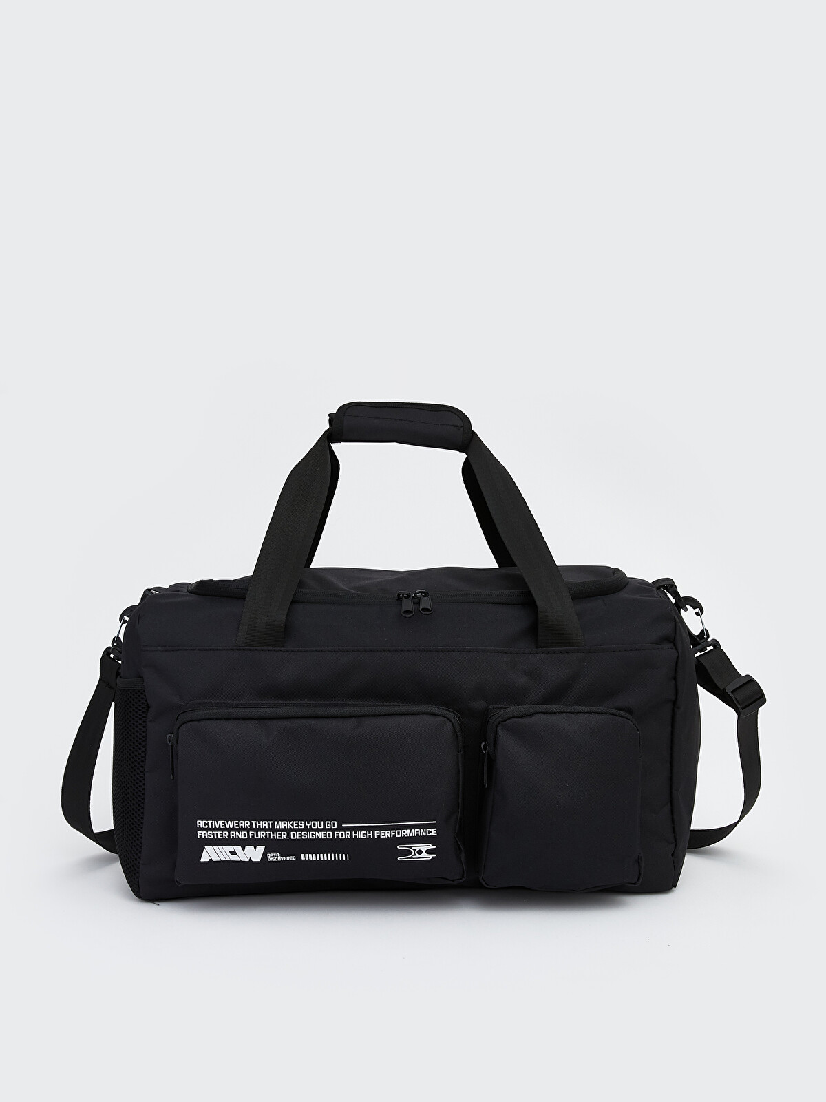 LCW ACCESSORIES Siyah Baskılı Erkek Spor Çantası - S6DF86Z8-HUC | LCW
