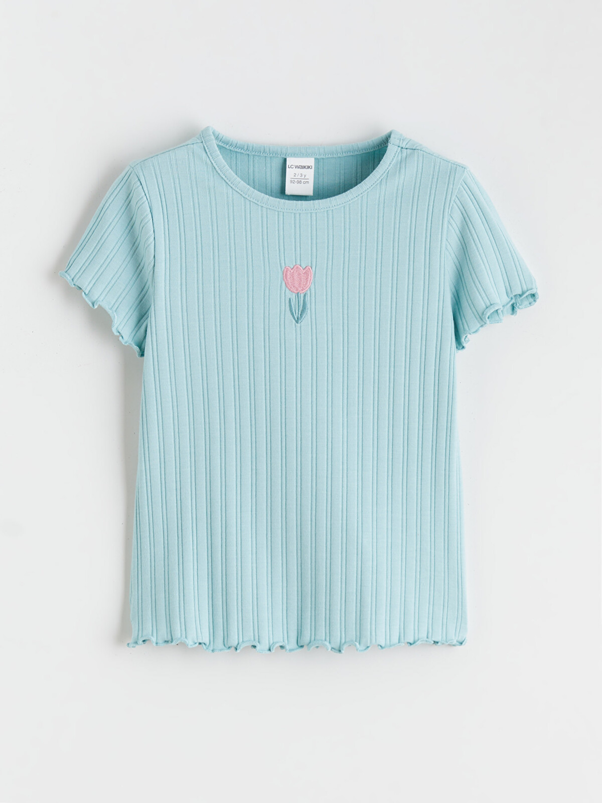everyone 希少RAG design by Vincent LCW Kids Set Floral Basic pentru Fete: Maiou Tricotat și Colanți