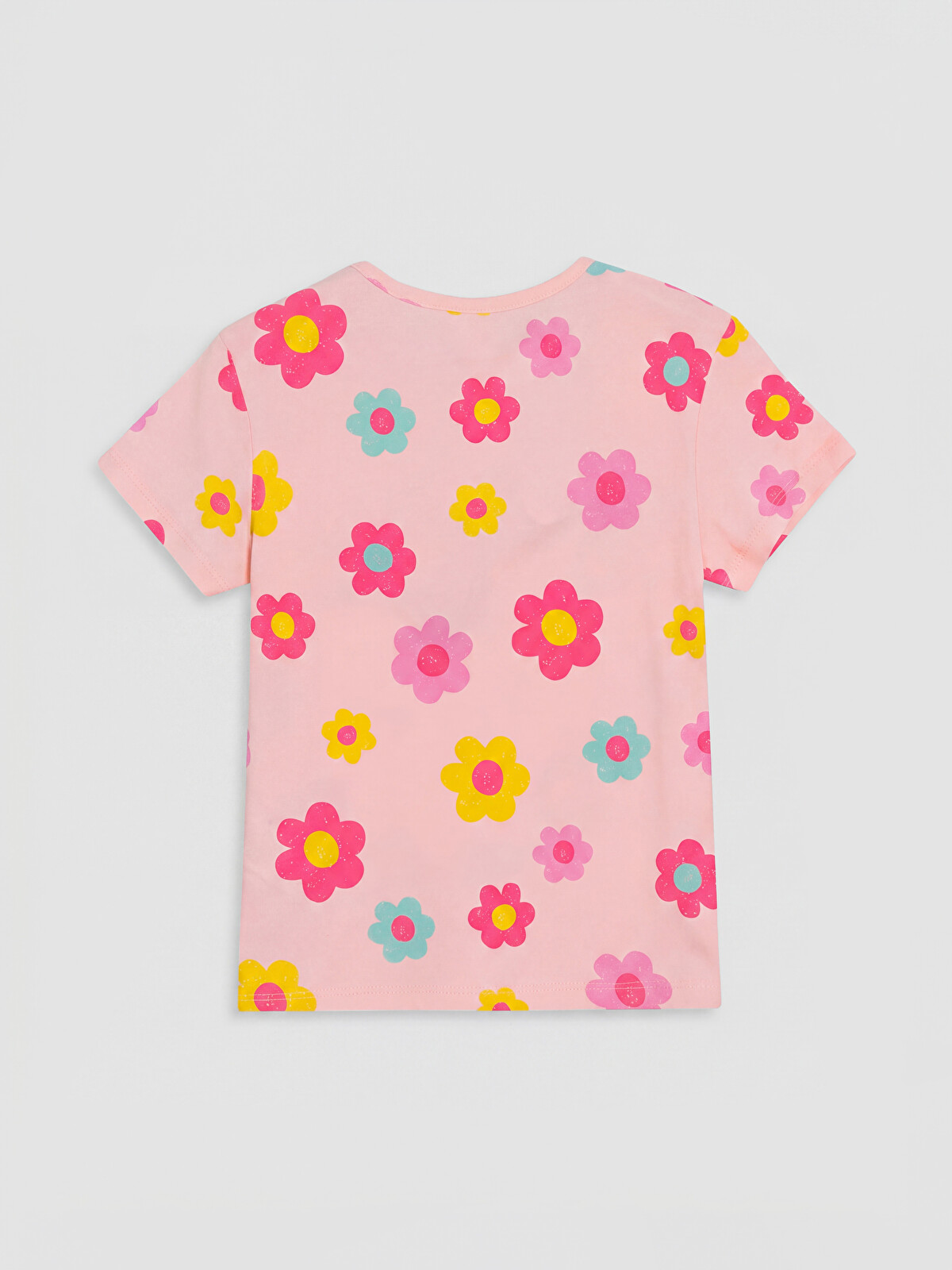 LCW Kids Flower Printed Girls' Jersey T-shirt - S6DH53Z1-LT9 | LC