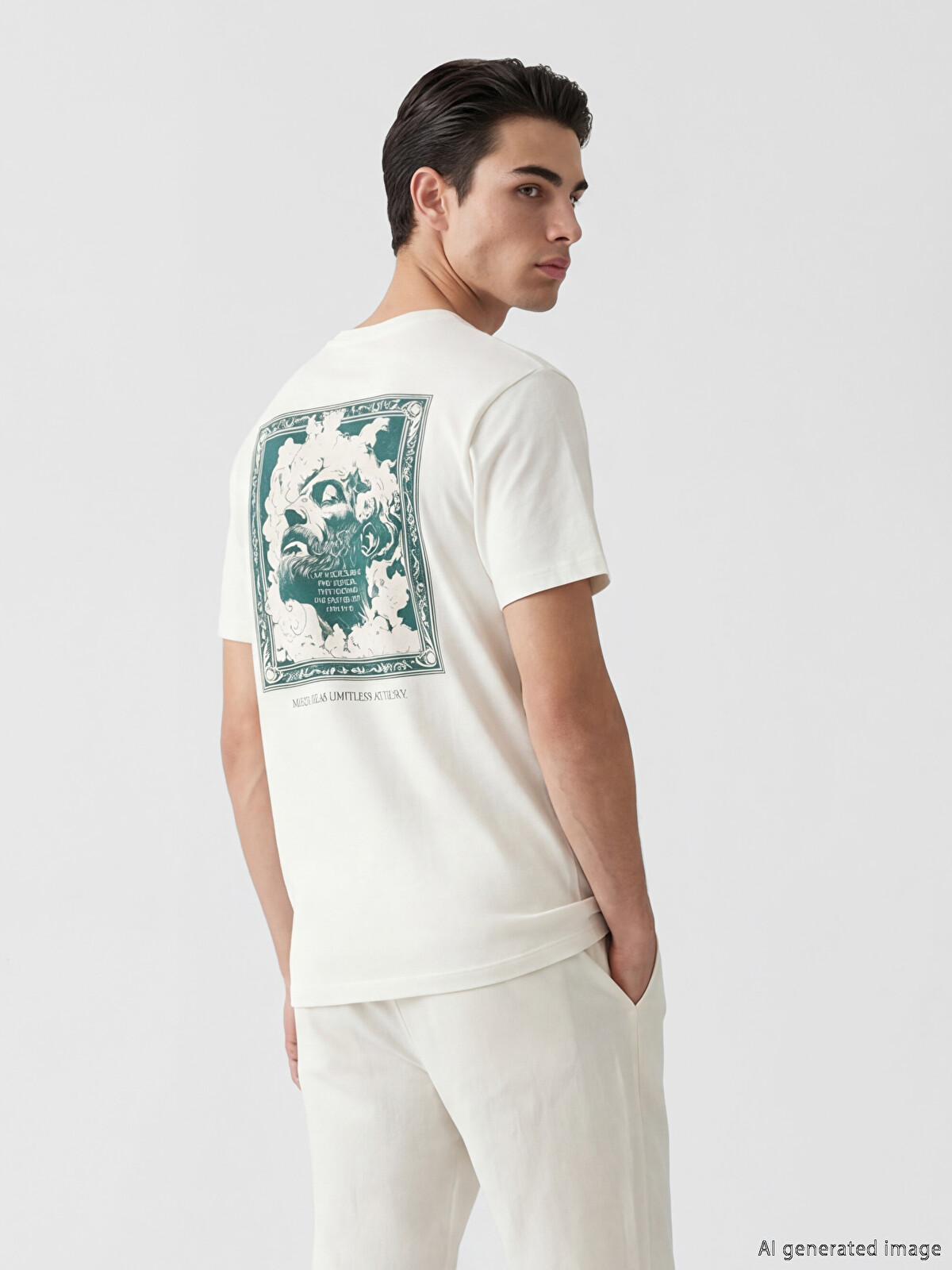 LC WAIKIKI Crew Neck Printed Jersey Men's T-Shirt - S6DJ64Z8-VC4