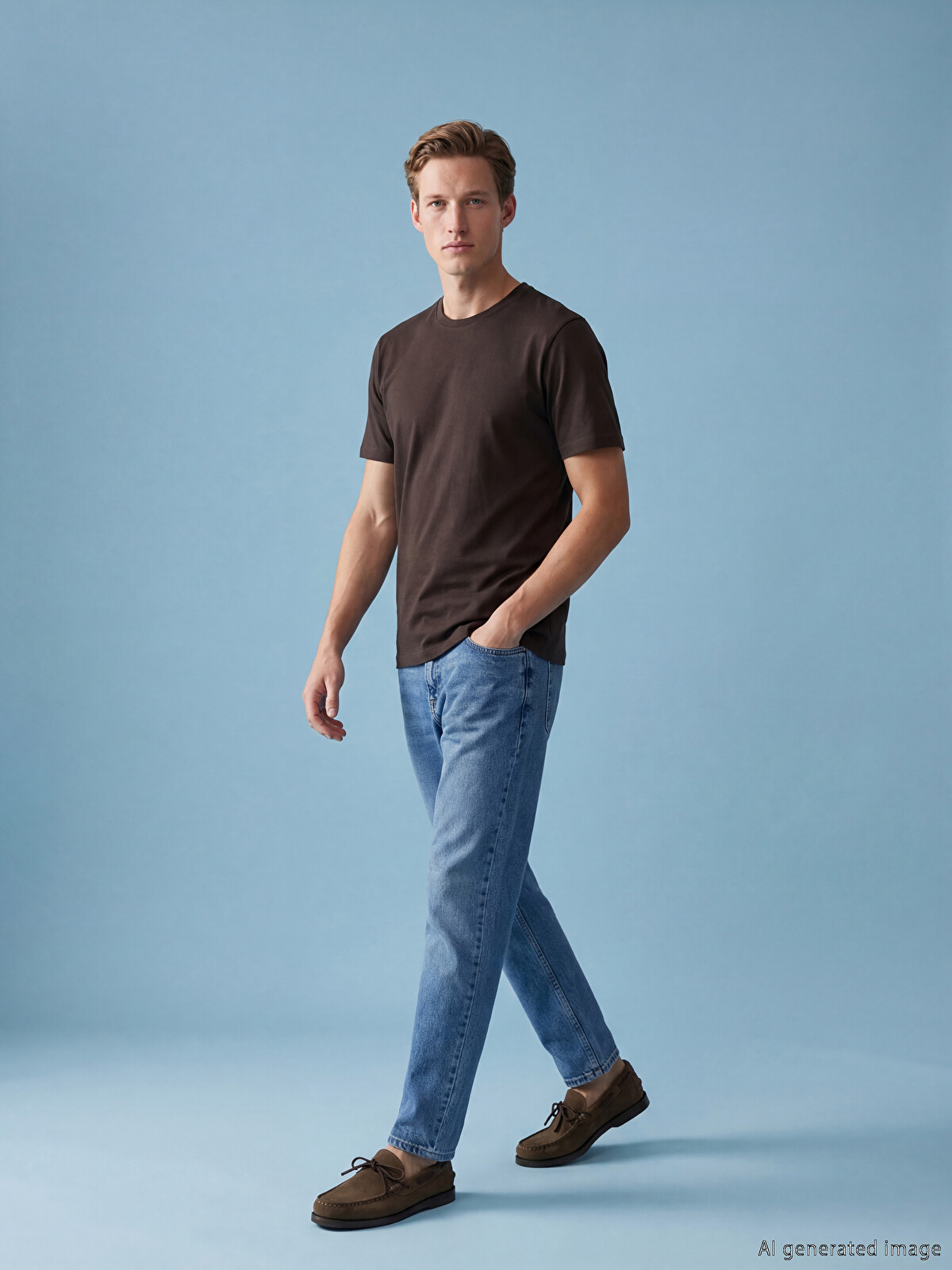 LCW Jeans İndigo 710 Loose Fit Erkek Jean Pantolon - S6DM48Z8-H45