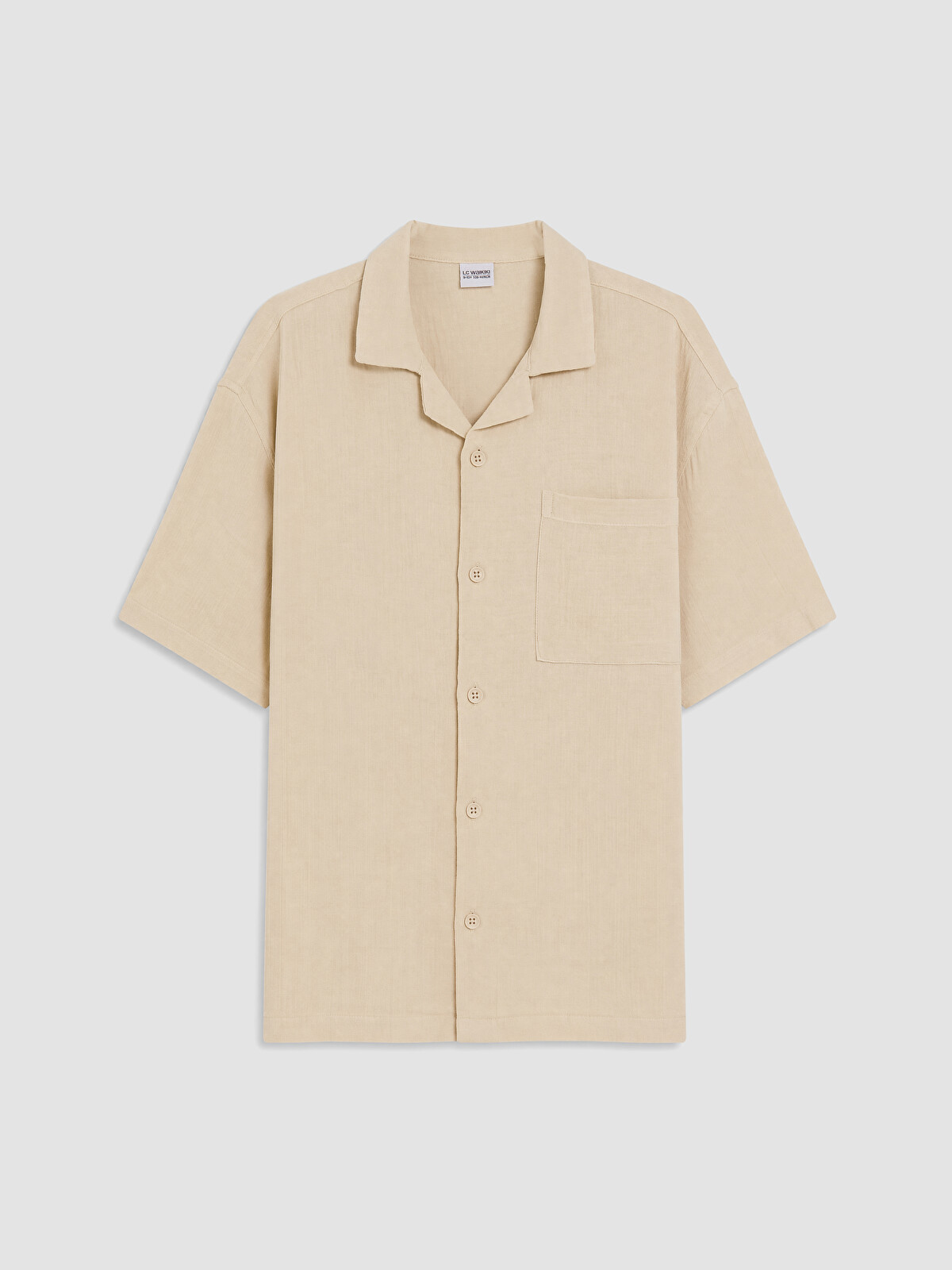 LCW Kids Boy Beige Shirt