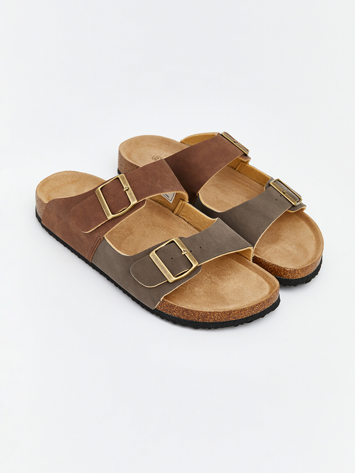 LCW STEPS Double Strap Men's Slipper - S6DP16Z8-DFV | LC Waikiki